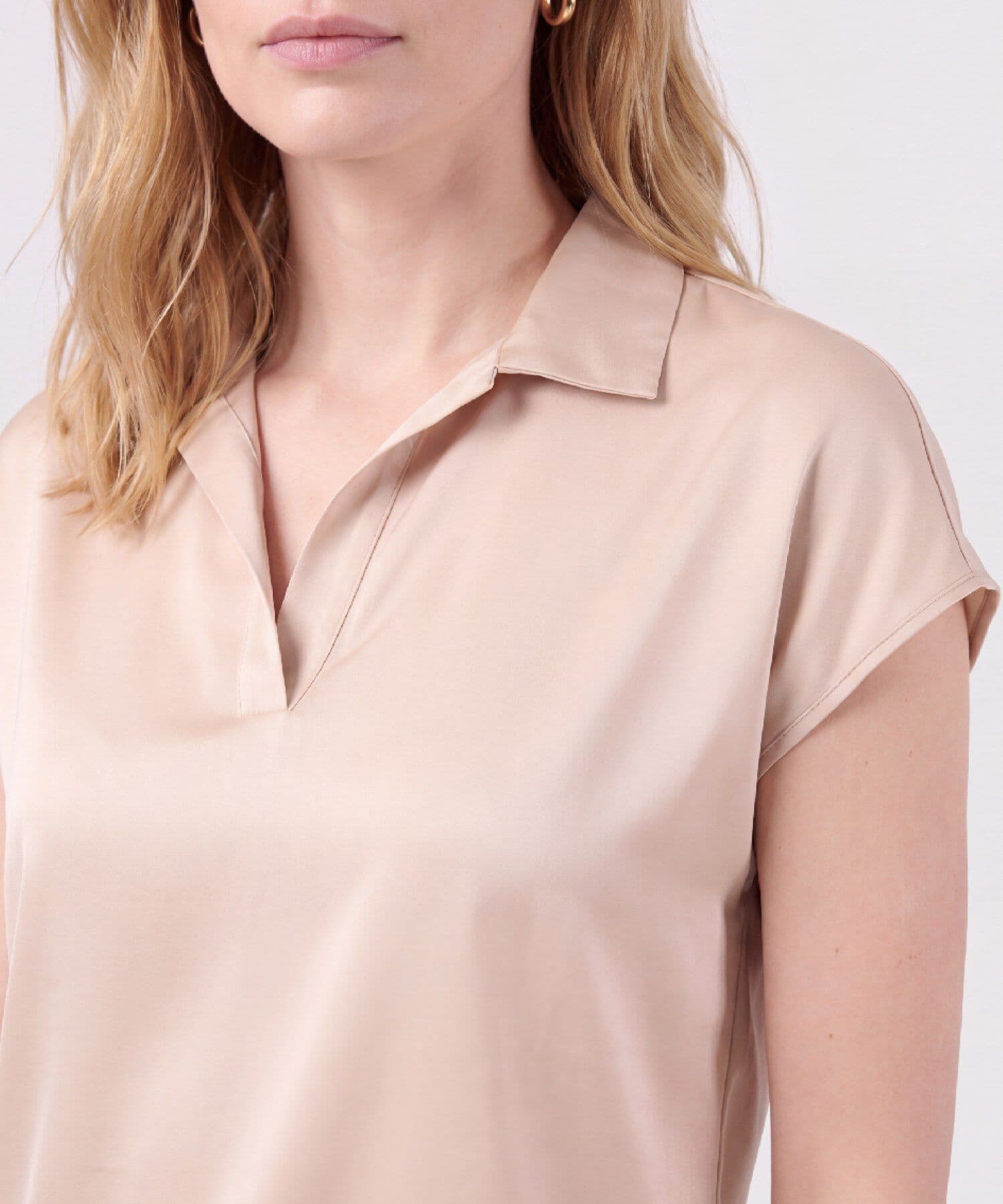 Blusa Amalia de Viaje rosa empolvado para mujer, vista 3