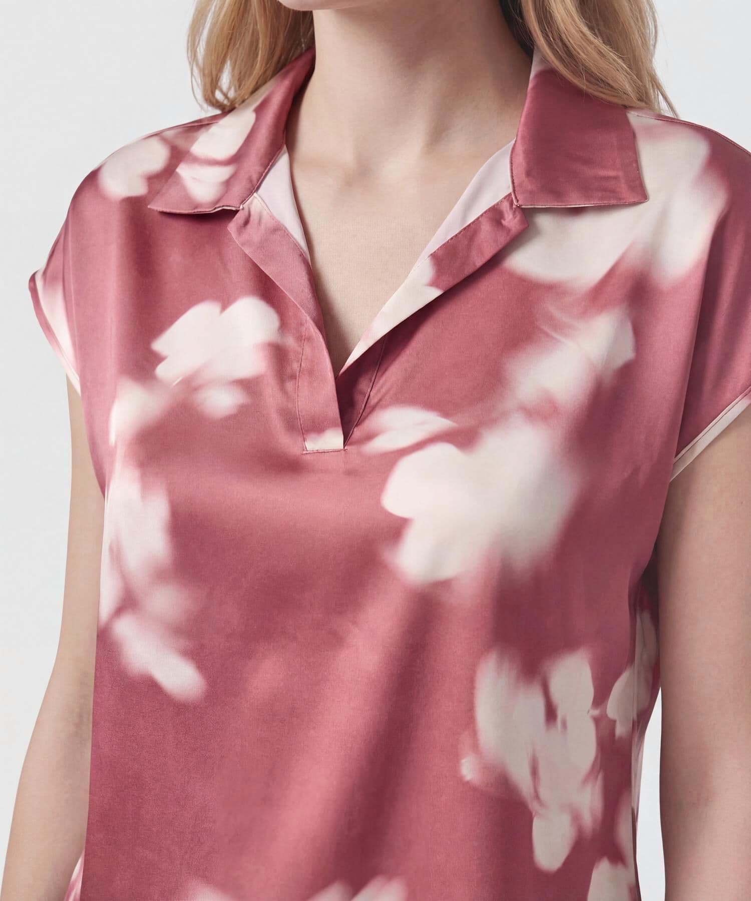 Blusa Orquídea Esencial lila para mujer, vista 3