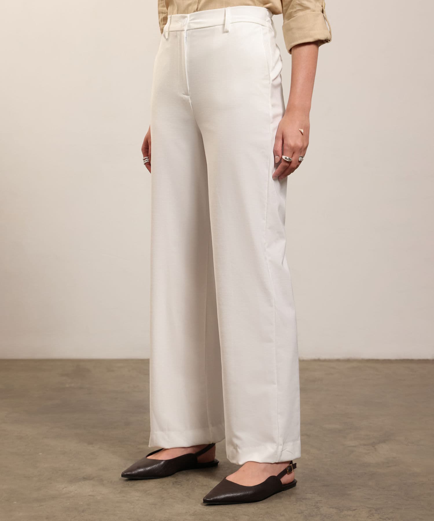 Pantalón Aura Sastre blanco para mujer, vista principal