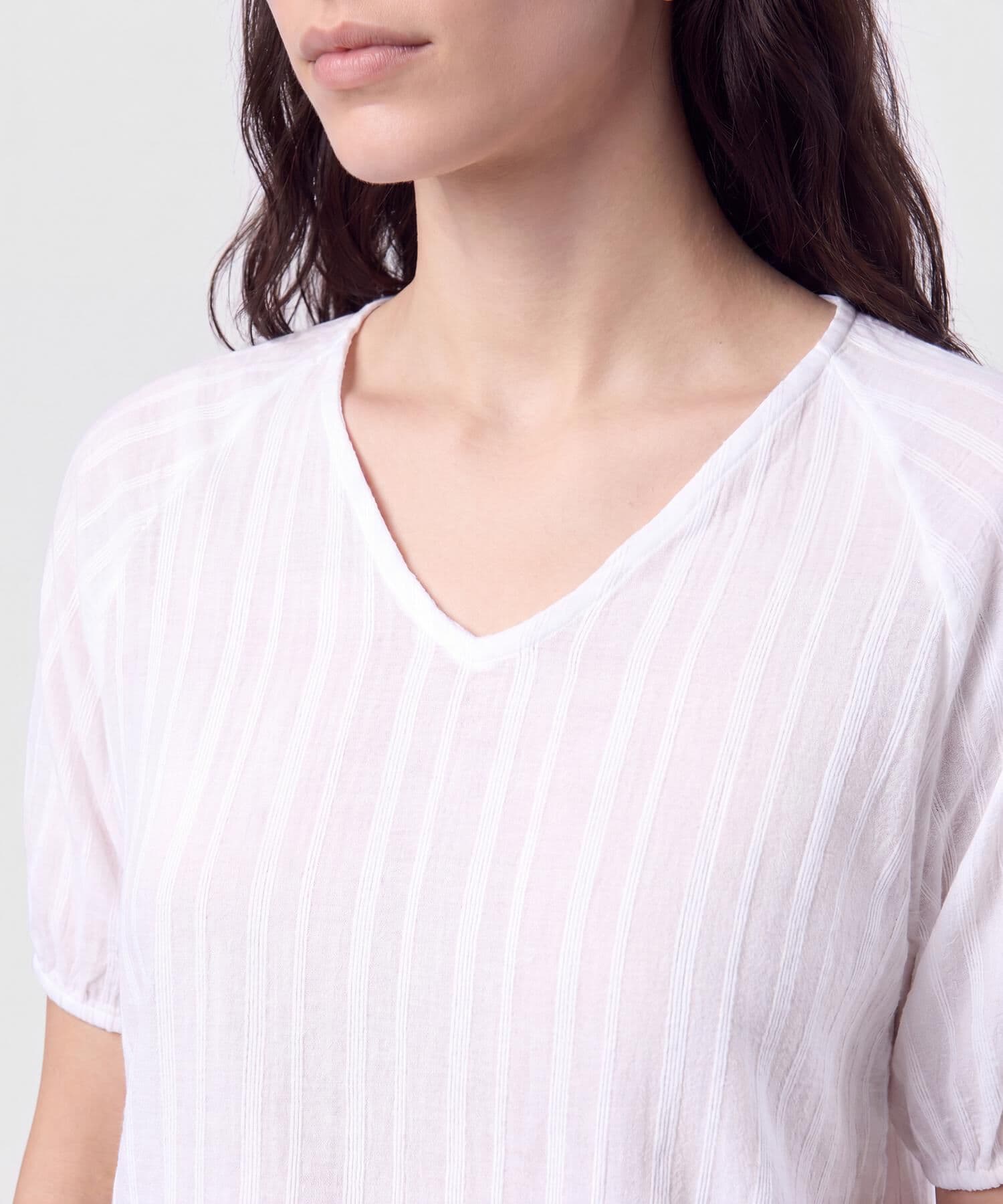 Blusa Lumbre Esencial blanco para mujer, vista 3