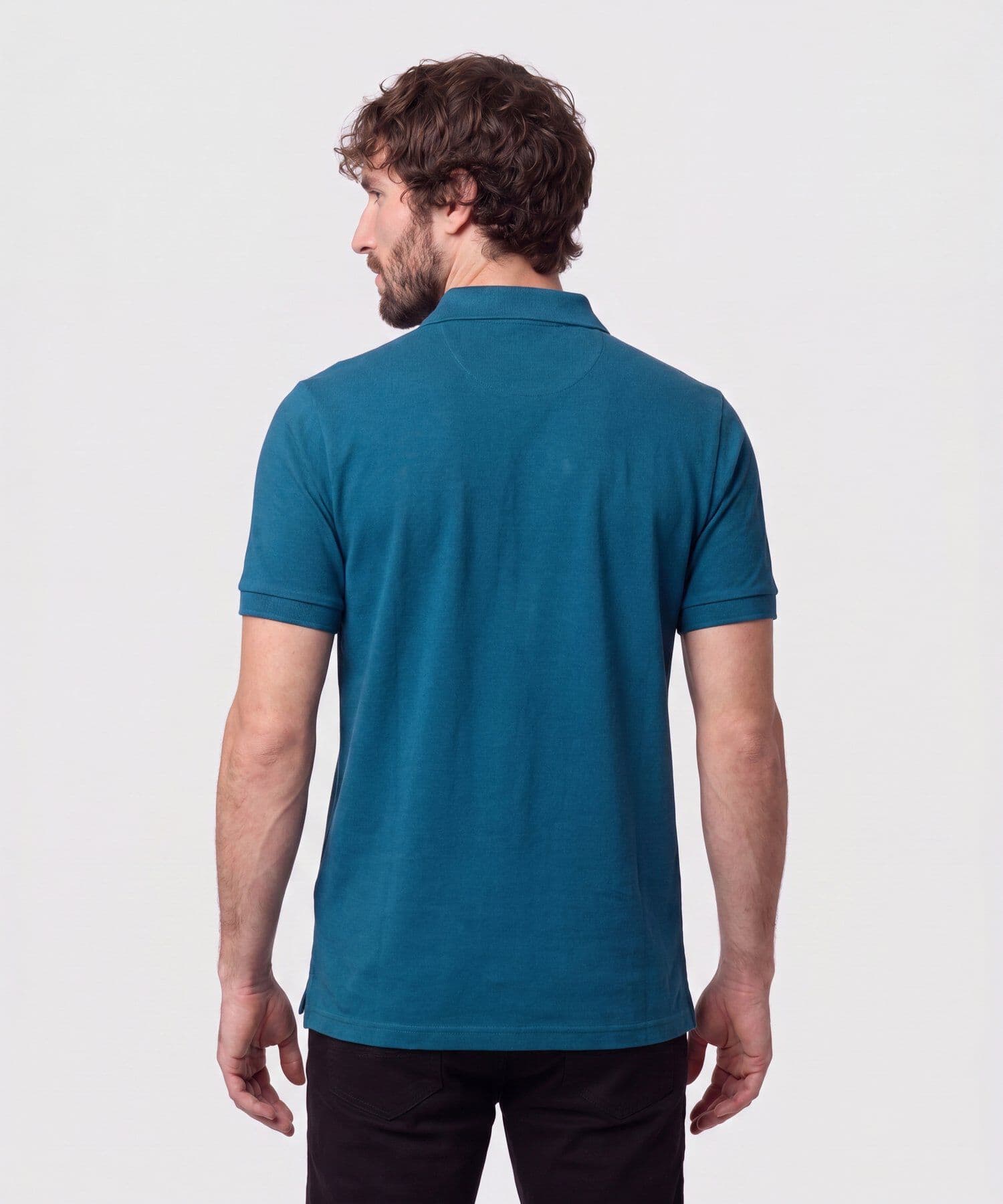 Polo Jacaranda Contemporáneo azul marino para hombre, vista 4