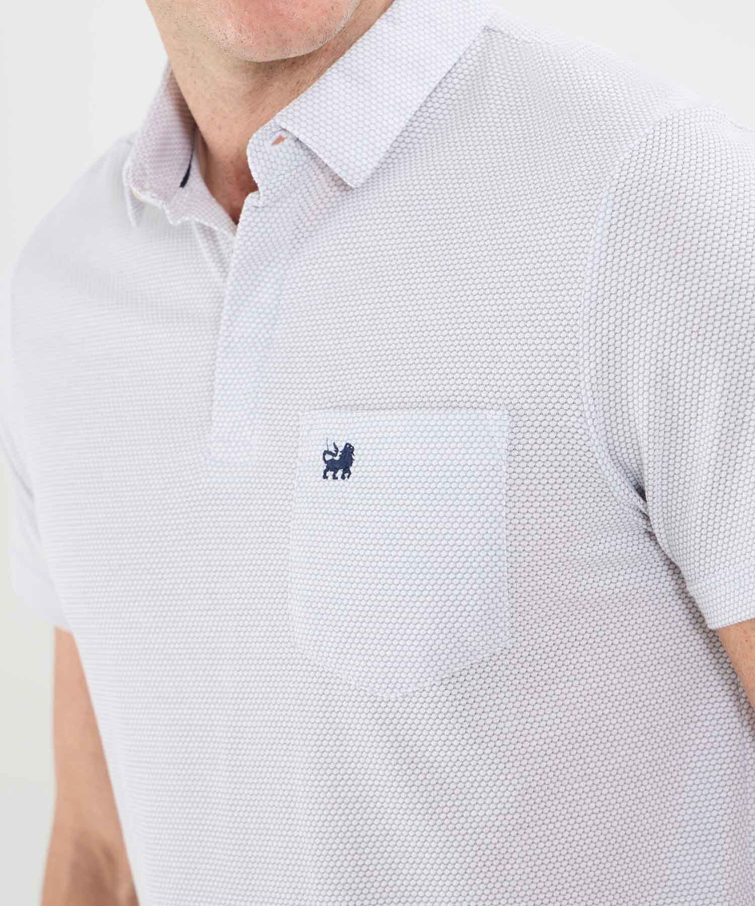 Polo Amalia Urbano blanco para hombre, vista 3