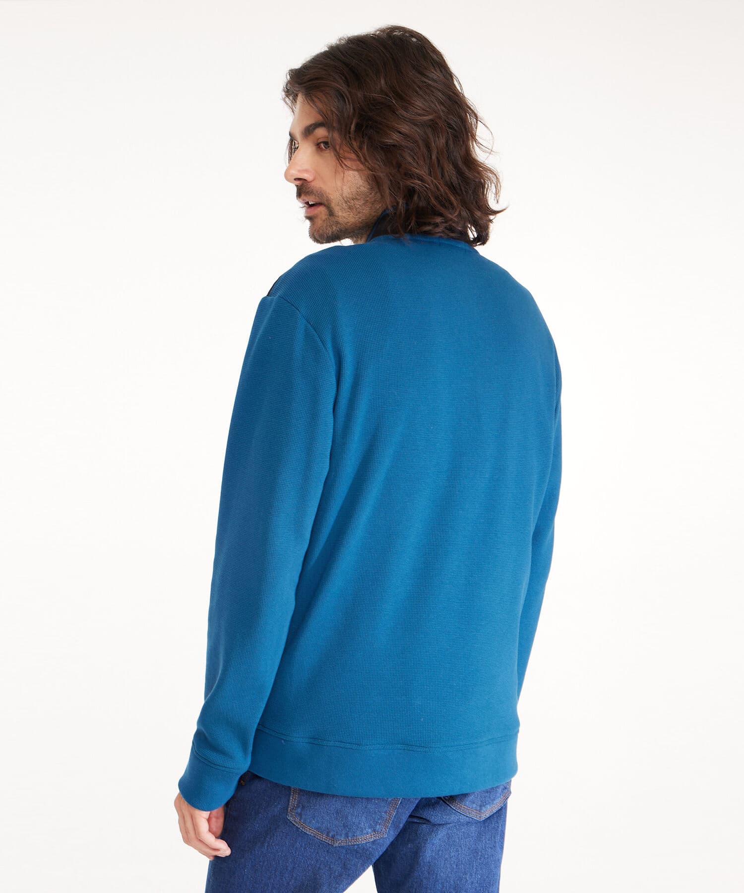 Chaqueta Valle Suave azul marino para hombre, vista 4