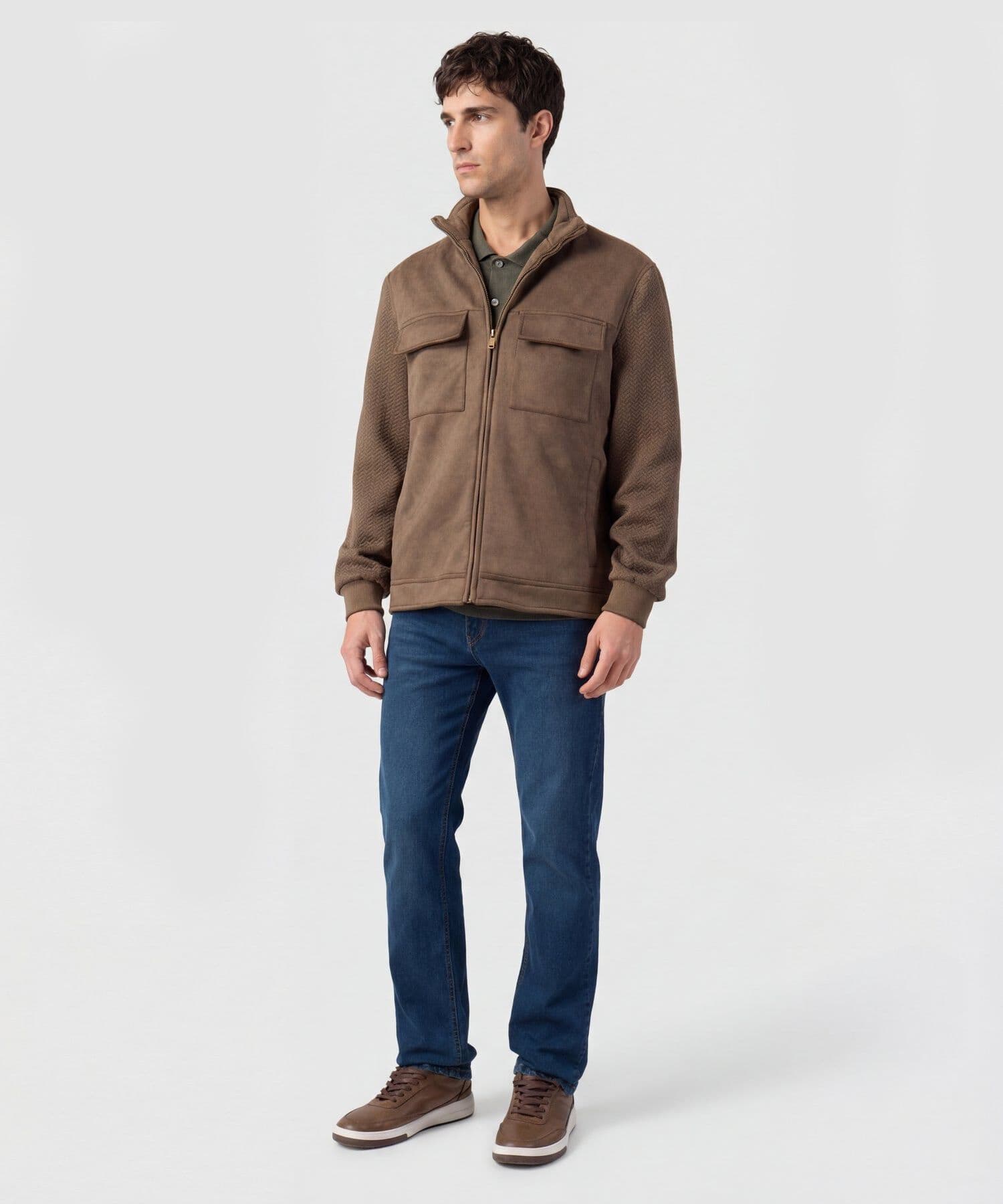 Chaqueta Guayacán Ligero café para hombre, vista 2