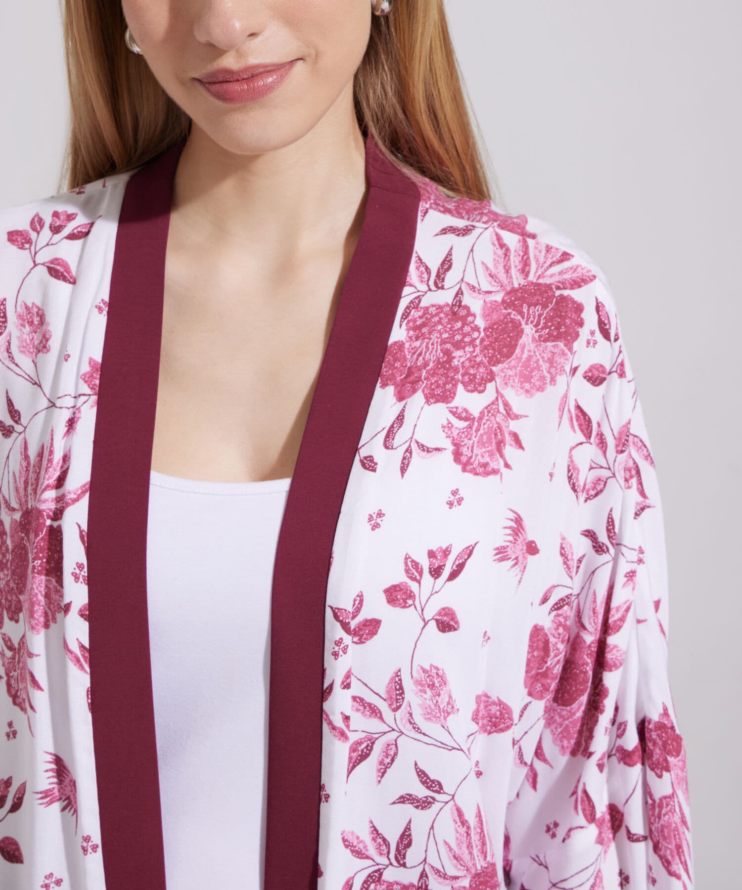 Buzo Horizonte Edición Lino rosa empolvado para mujer, vista 3