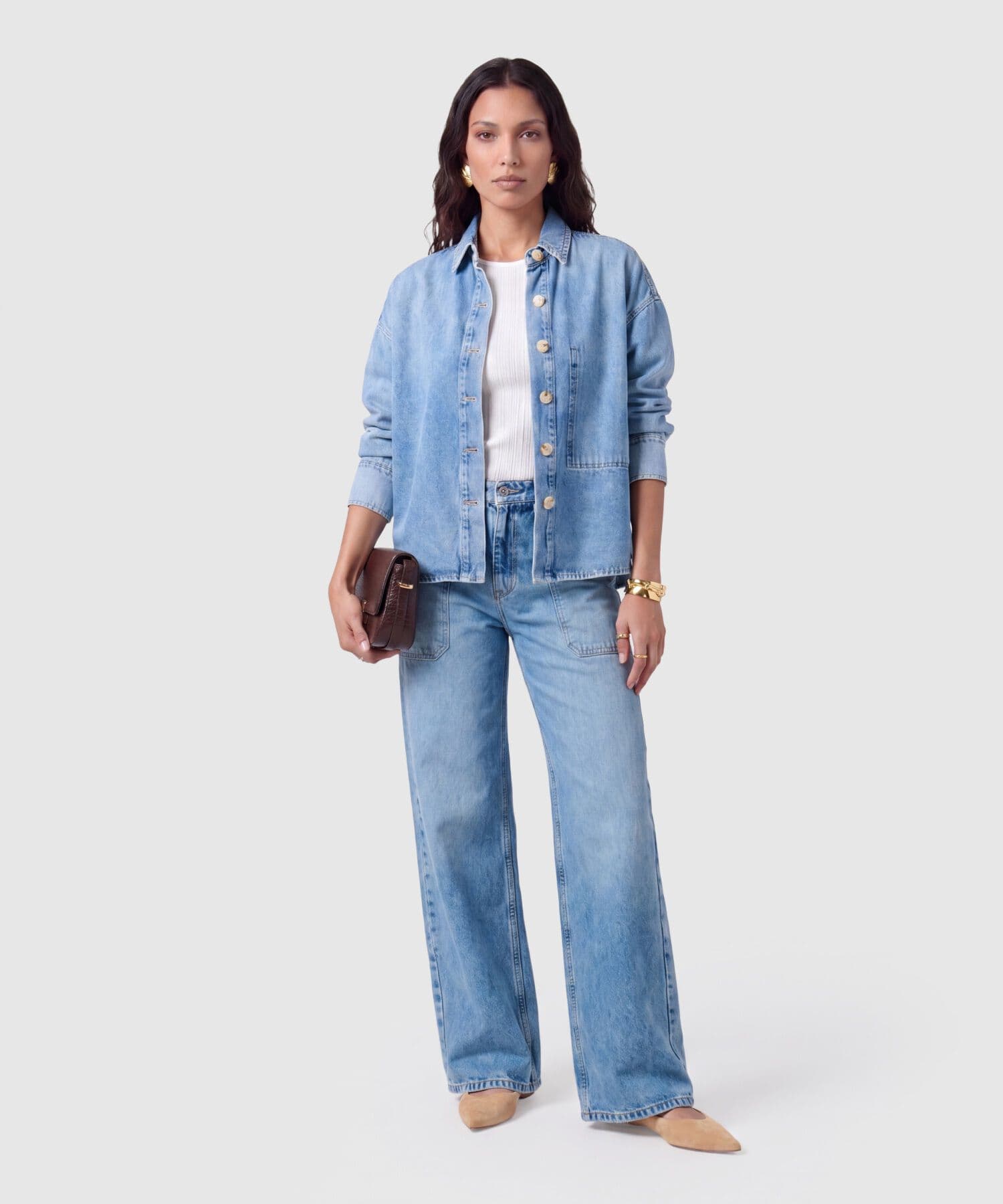 Camiseta Orquídea de Viaje blanco para mujer, vista 2