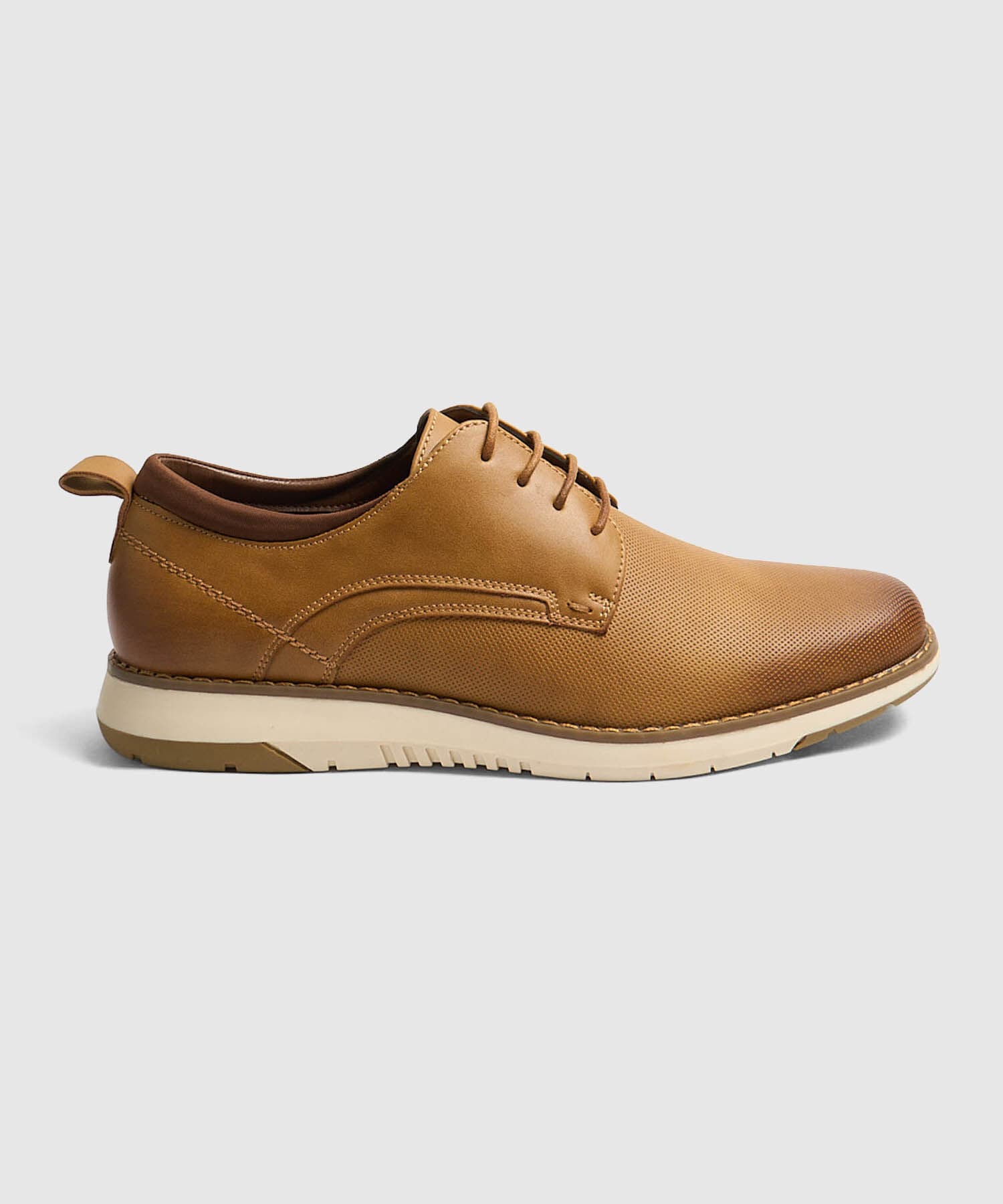 Zapatos Brisa Suave café para hombre, vista principal