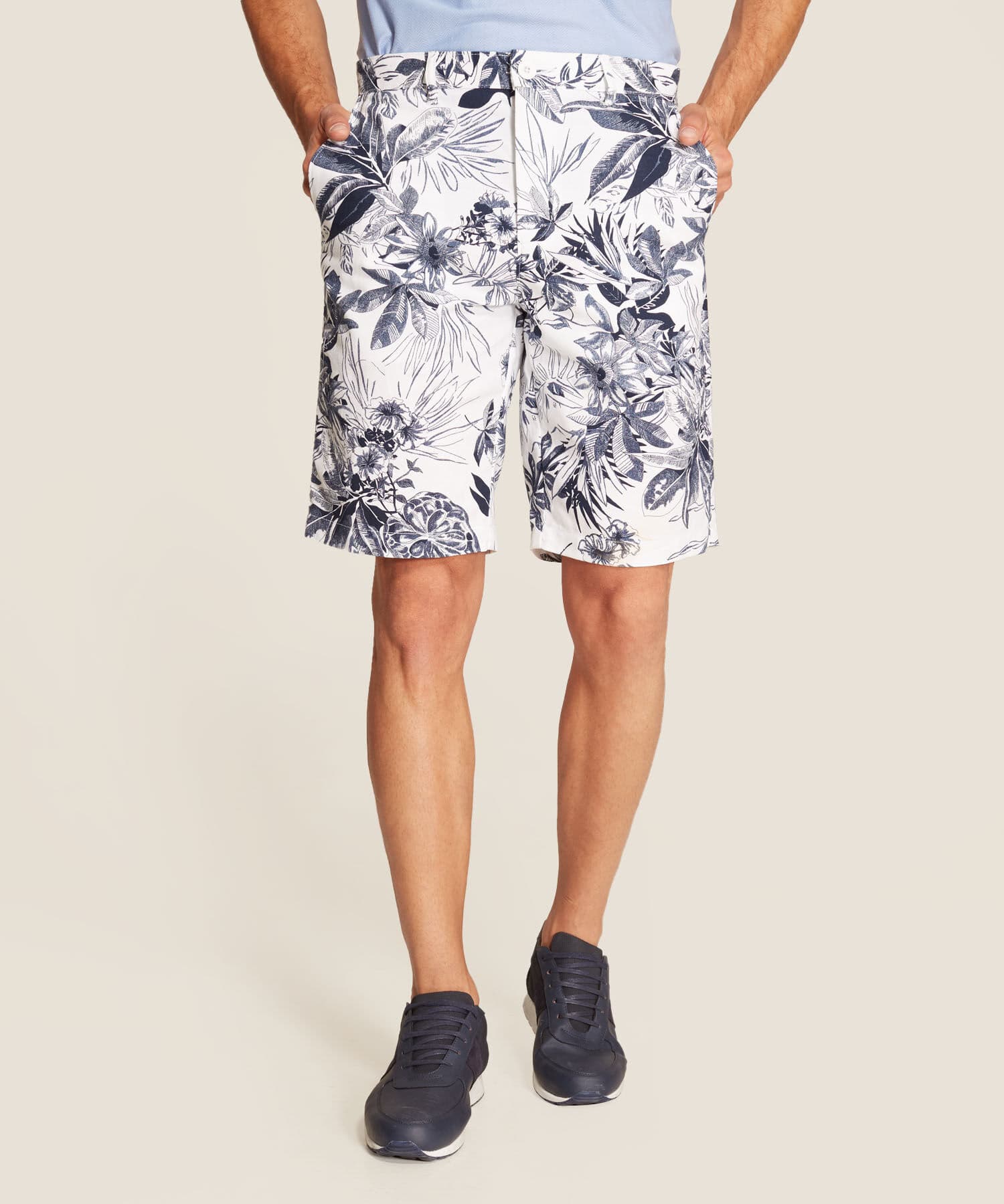 Bermuda Cedro Urbano blanco para hombre, vista 2