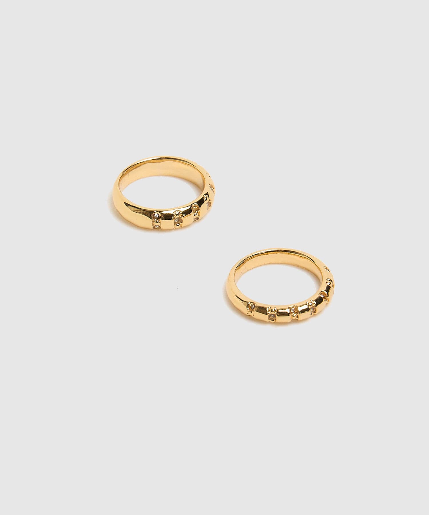 Anillo Palma Fluido dorado para mujer, vista principal