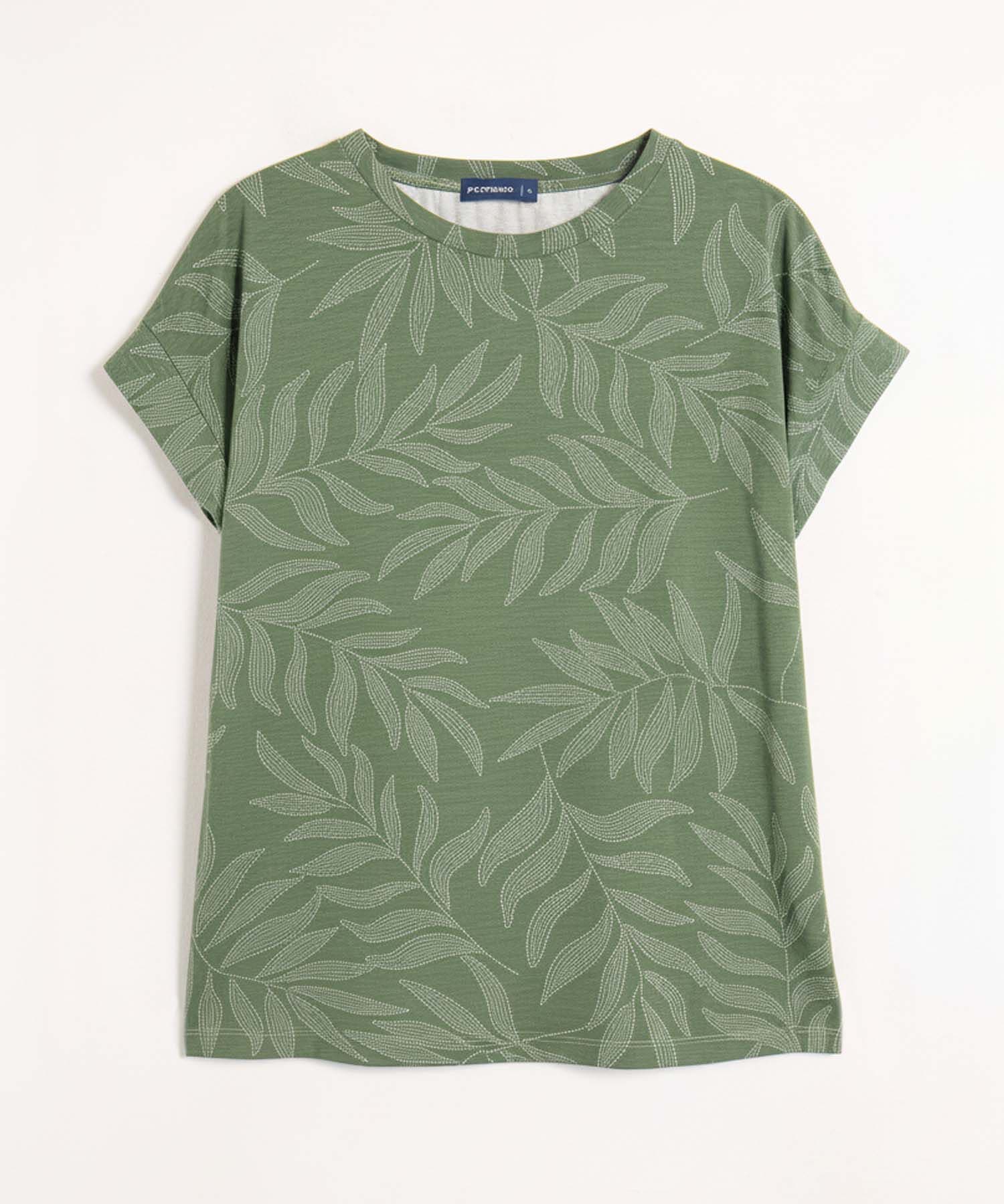 Camiseta Calima de Ciudad verde oliva para mujer, vista principal