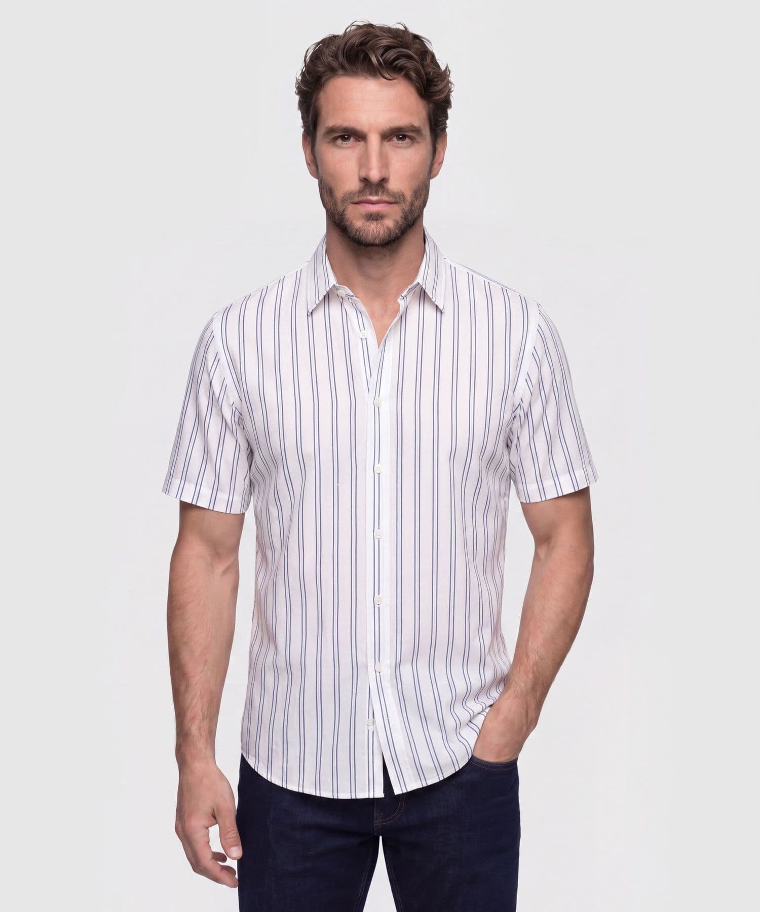 Camisa Valle Sastre blanco para hombre, vista principal