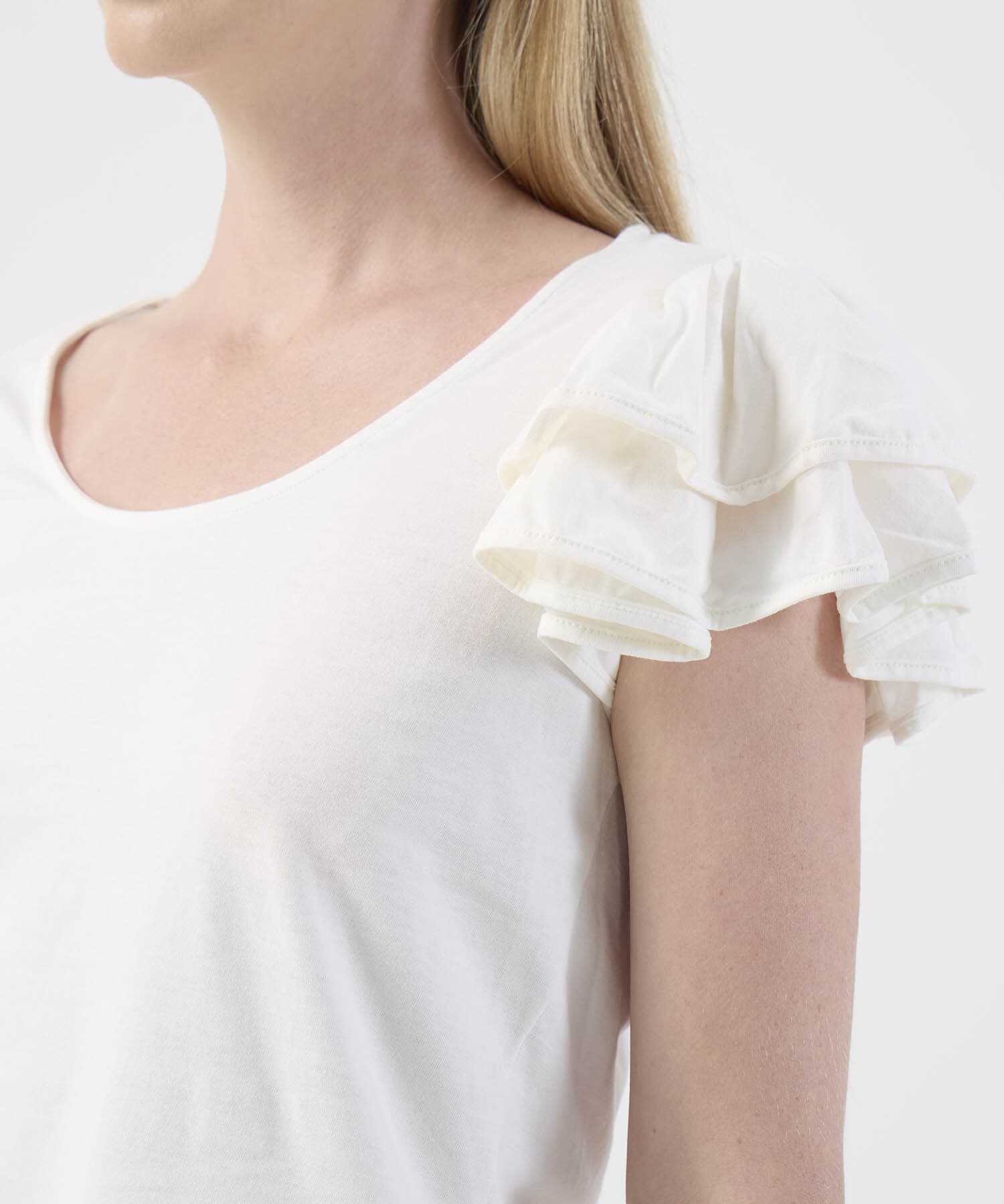 Blusa Palma Urbano azul cielo para mujer, vista 3