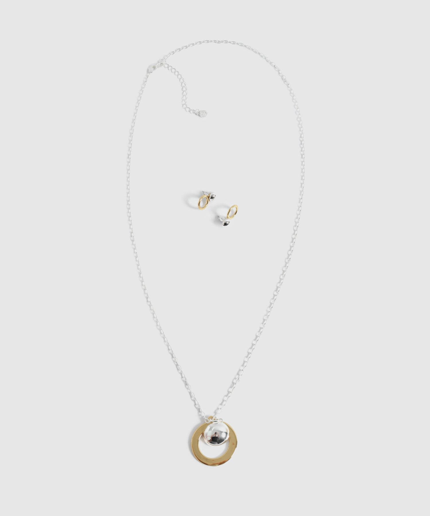 Aretes Guayacán Contemporáneo dorado para mujer, vista principal
