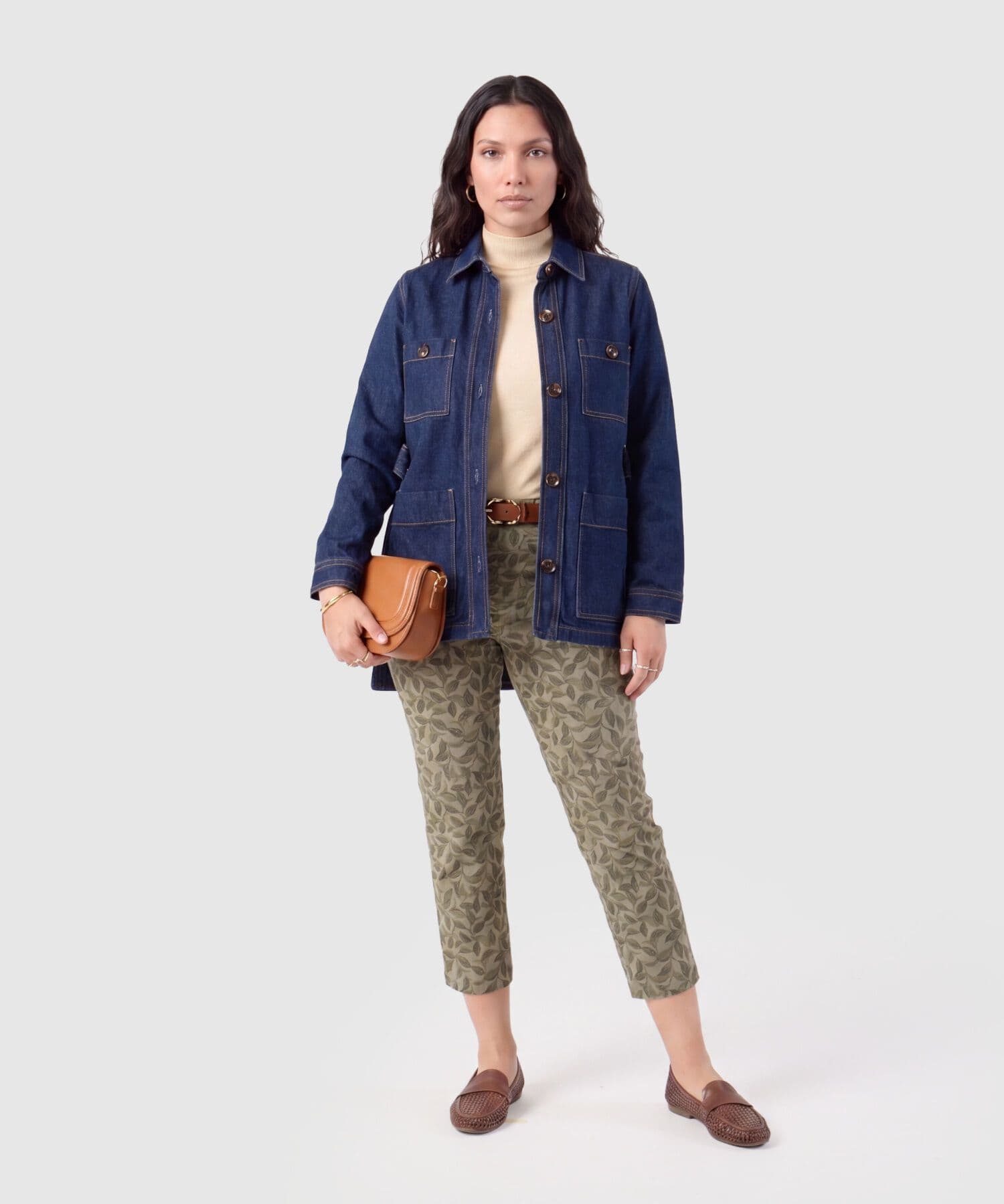 Pantalón Sierra Sastre verde oliva para mujer, vista 2