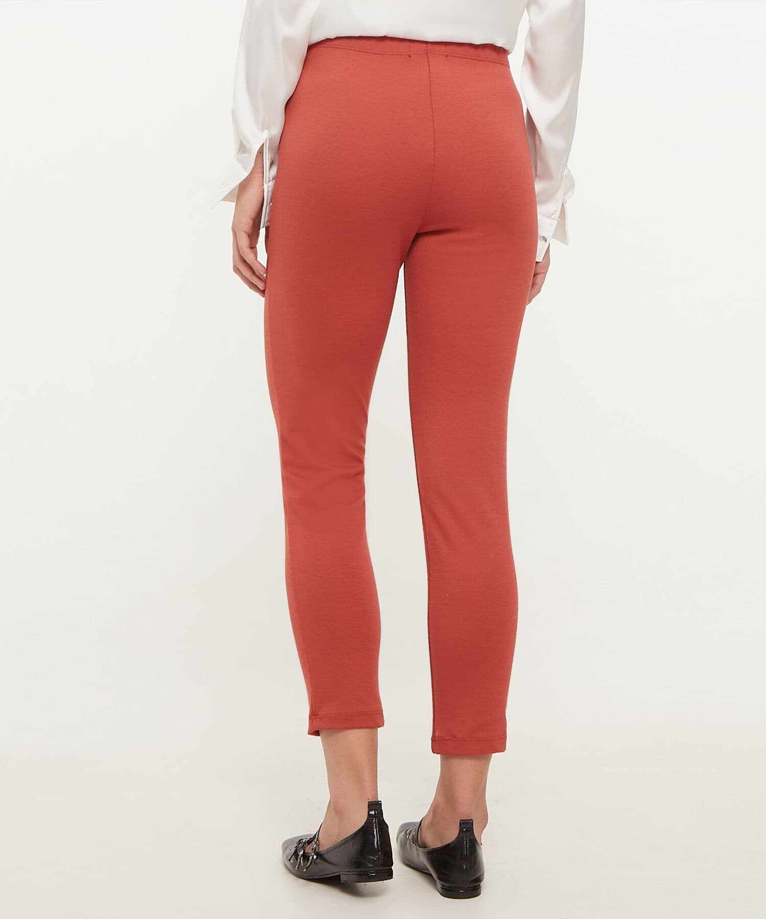 Camiseta Ámbar Relajado rojo granada para mujer, vista 4