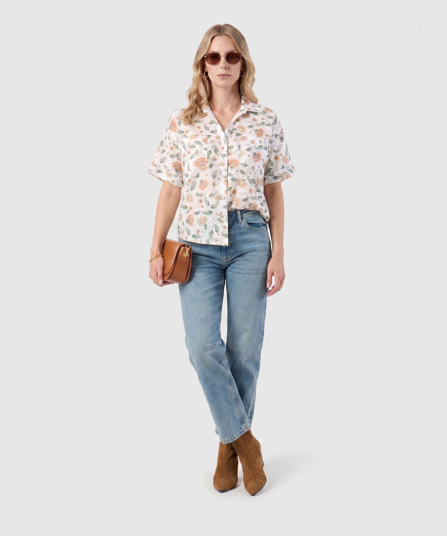 Camisa Marea Edición Índigo blanco para mujer, vista 2