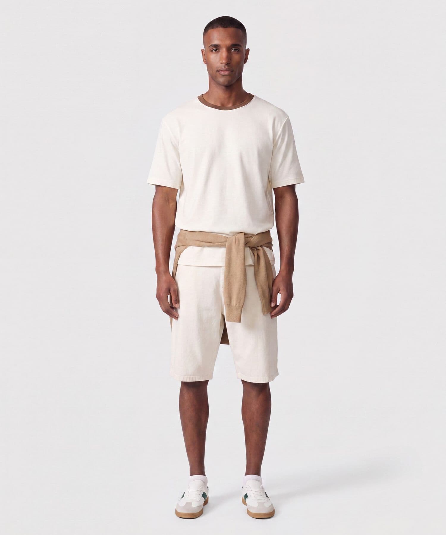Camiseta Lumbre Relajado blanco para hombre, vista 2