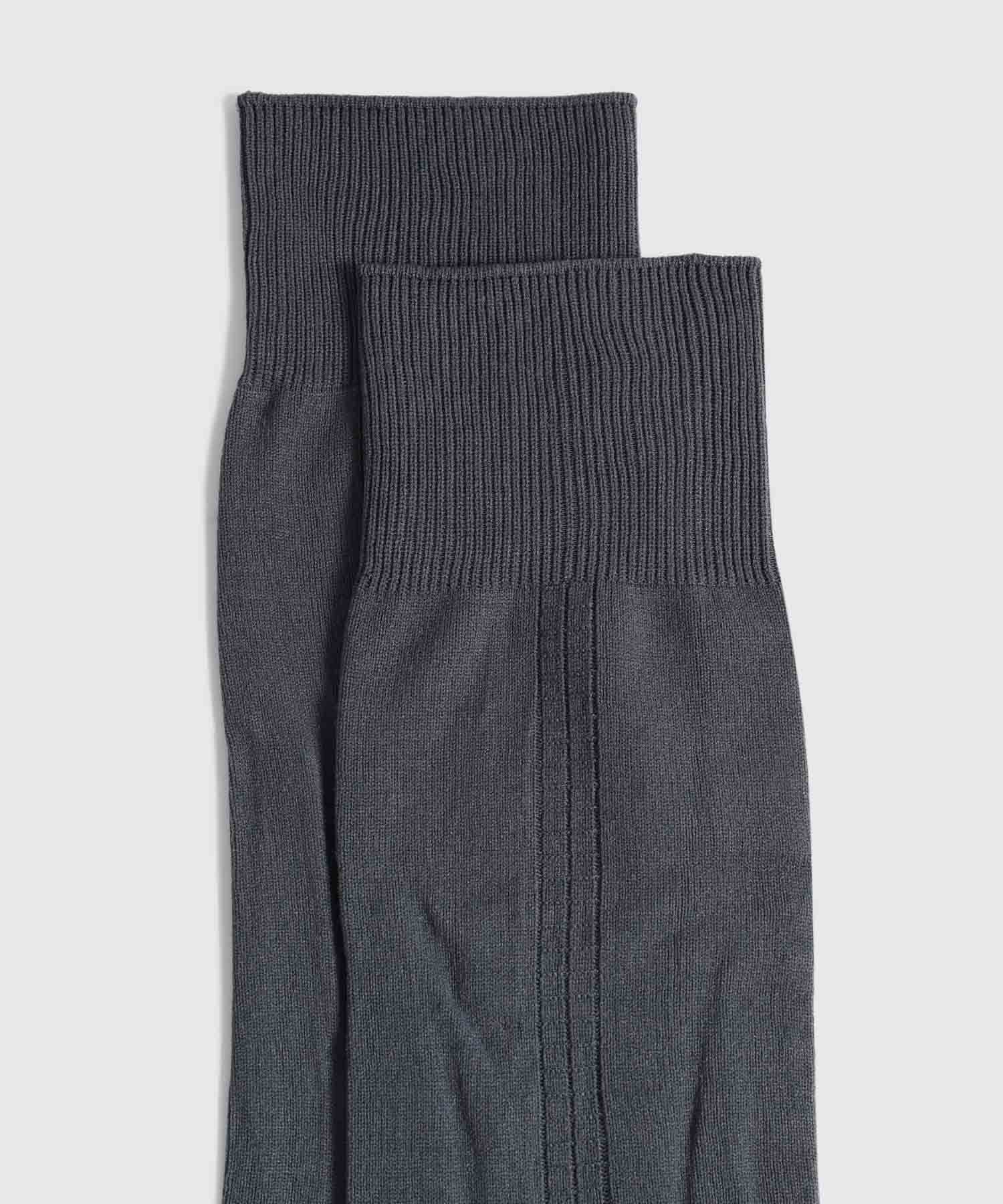 Medias Dorada Suave gris humo para hombre, vista 2