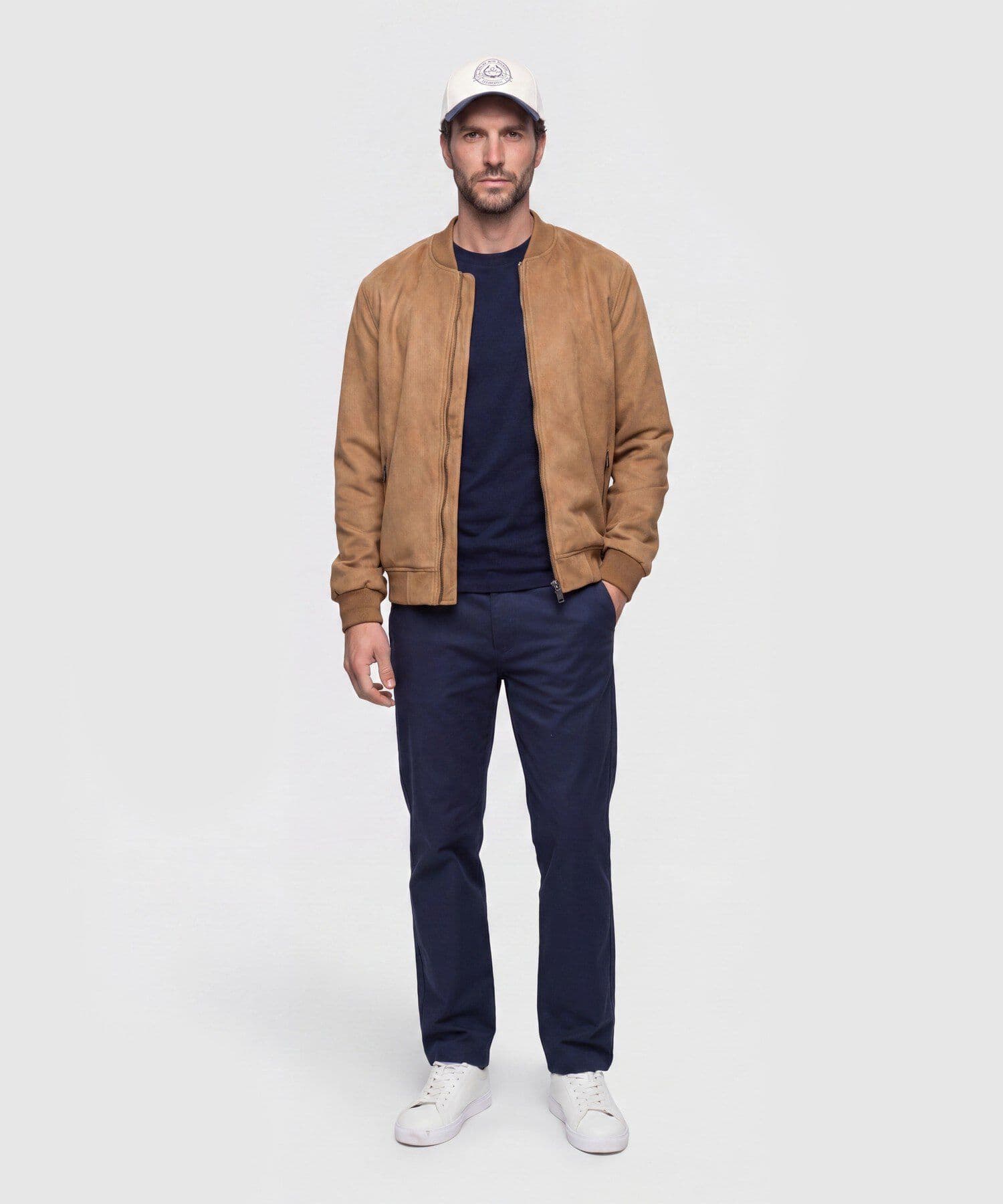 Chaqueta Serena Fluido café para hombre, vista 2