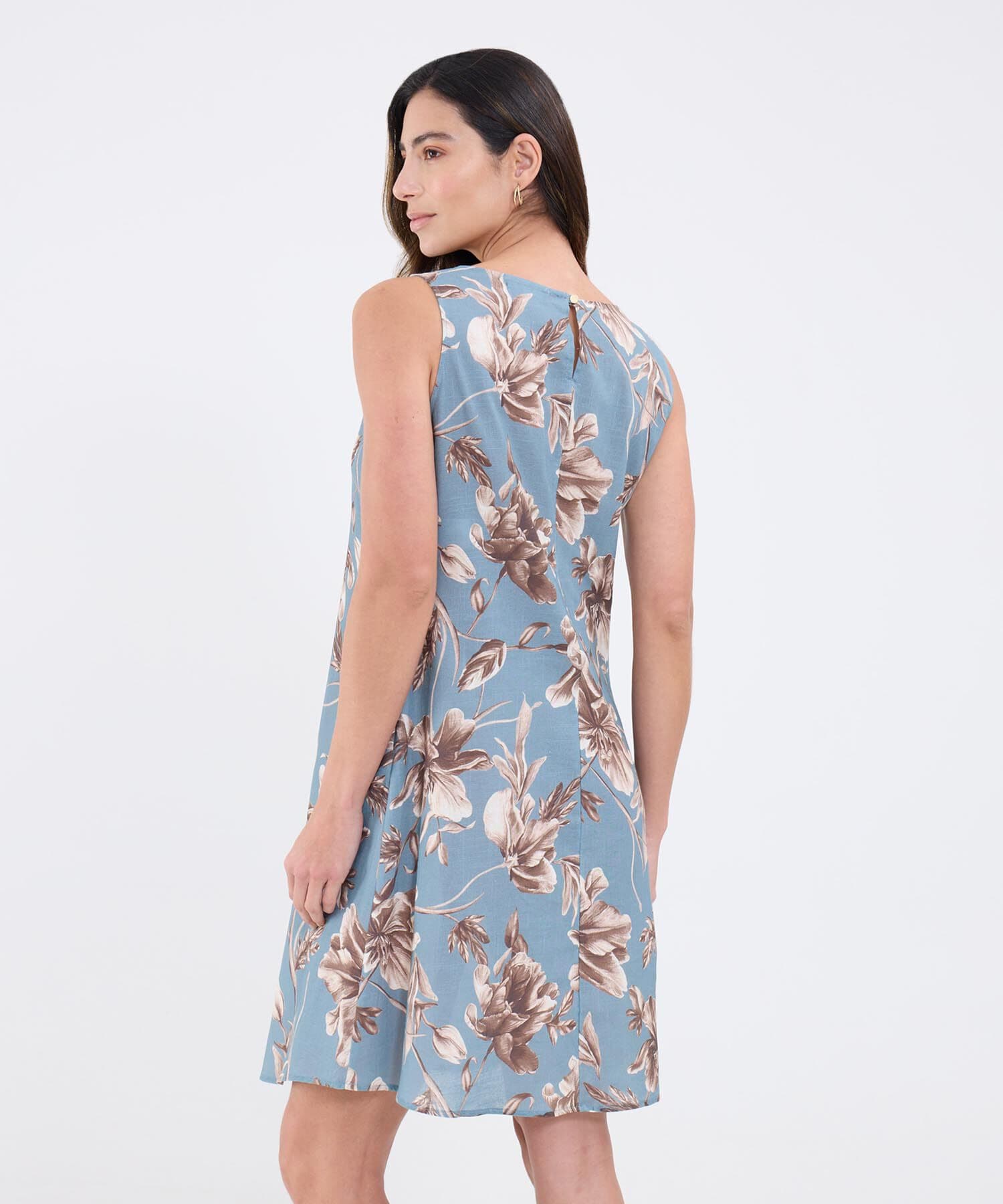 Vestido Cedro Sastre azul marino para mujer, vista 4
