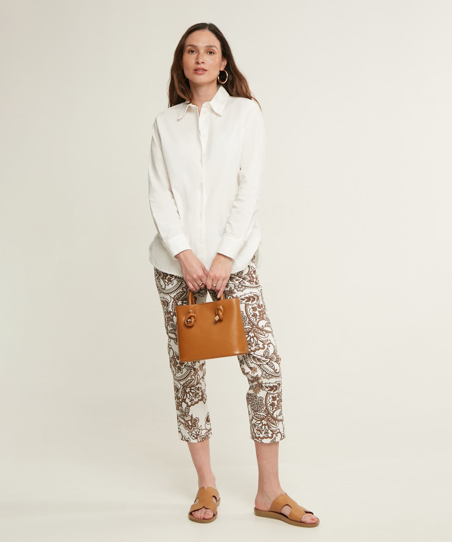 Pantalón Granada Edición Lino dorado para mujer, vista 2