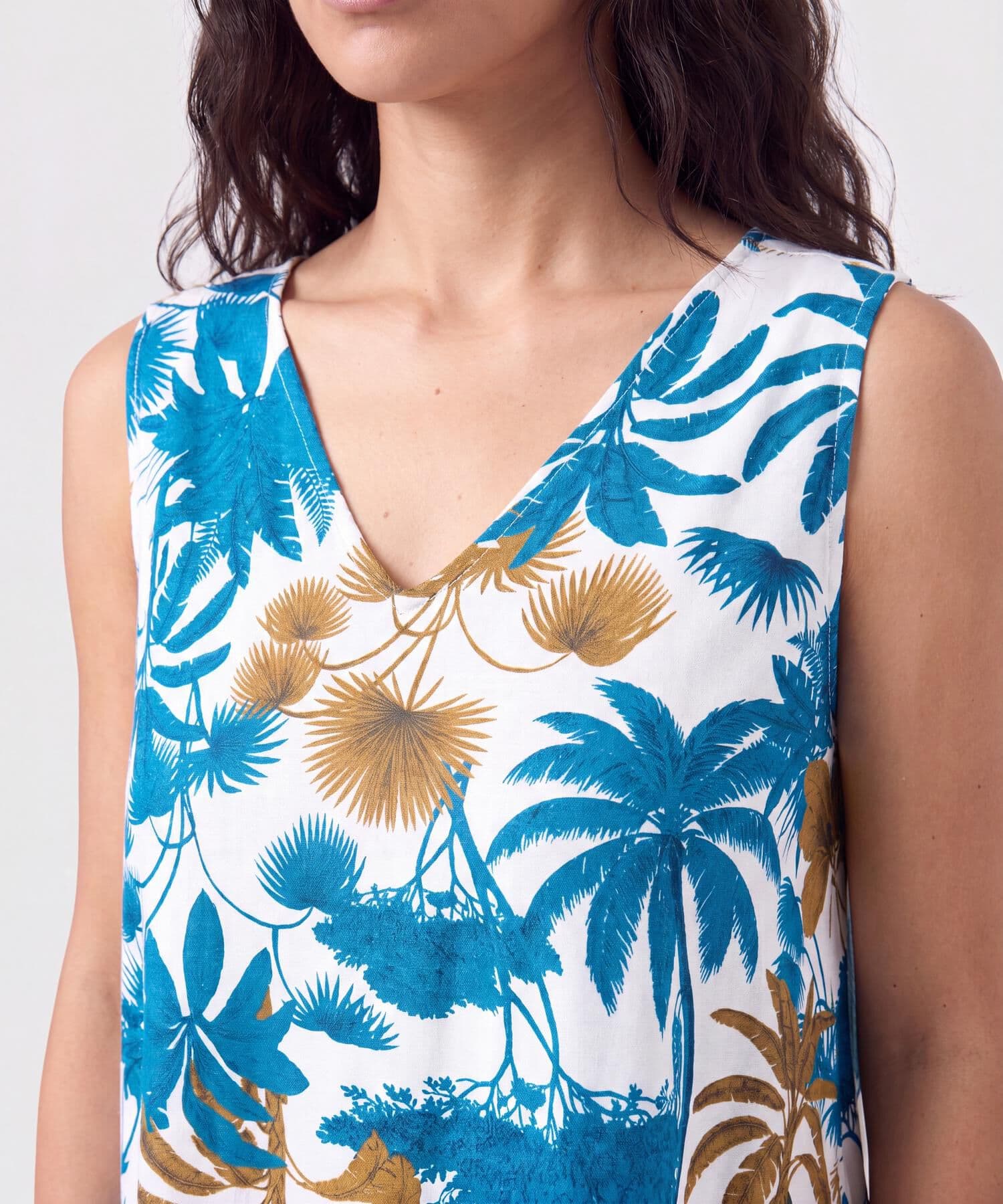 Vestido Guayacán Edición Índigo azul marino para mujer, vista 3