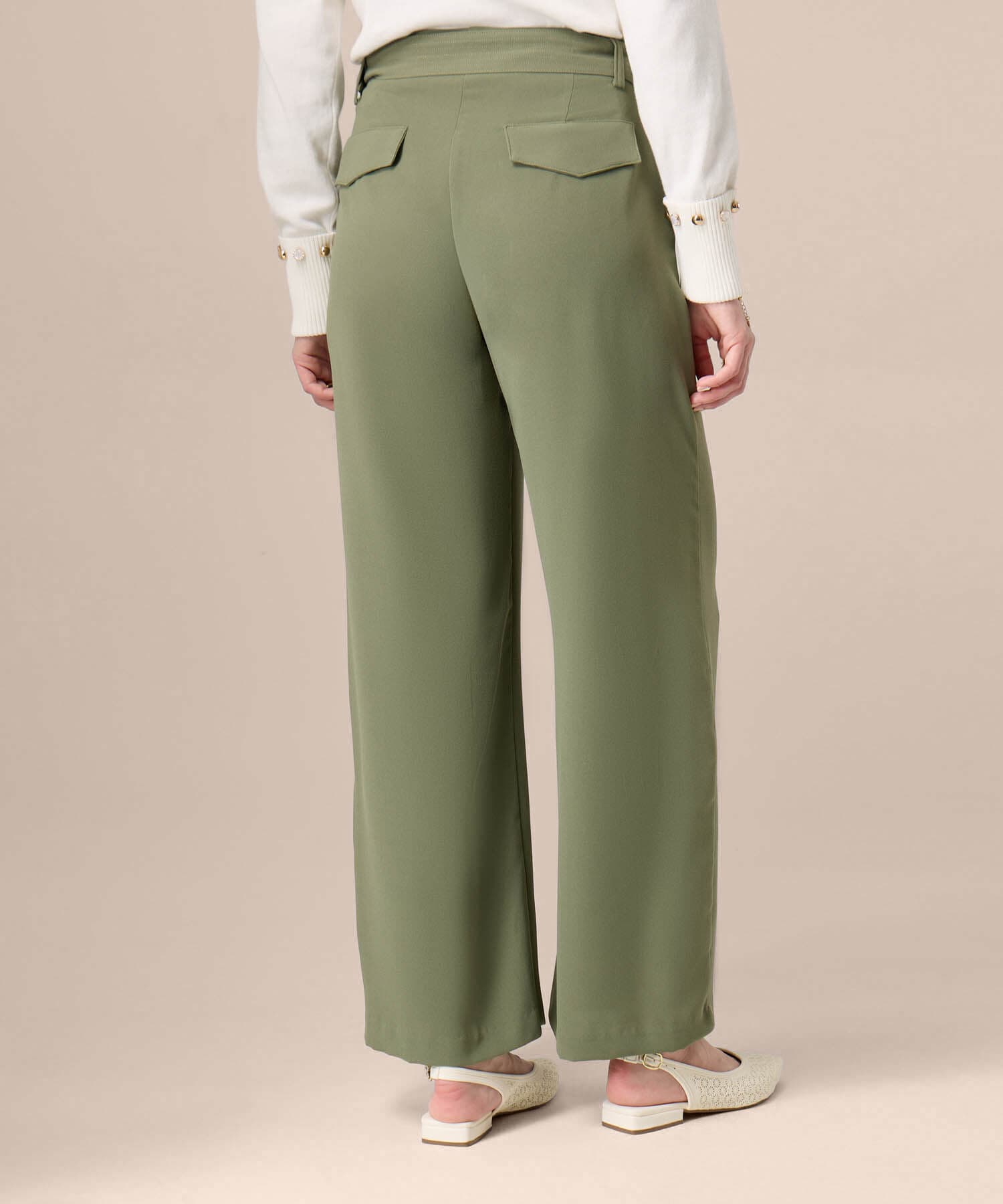 Cinturón Dalia Sastre verde oliva para mujer, vista 6