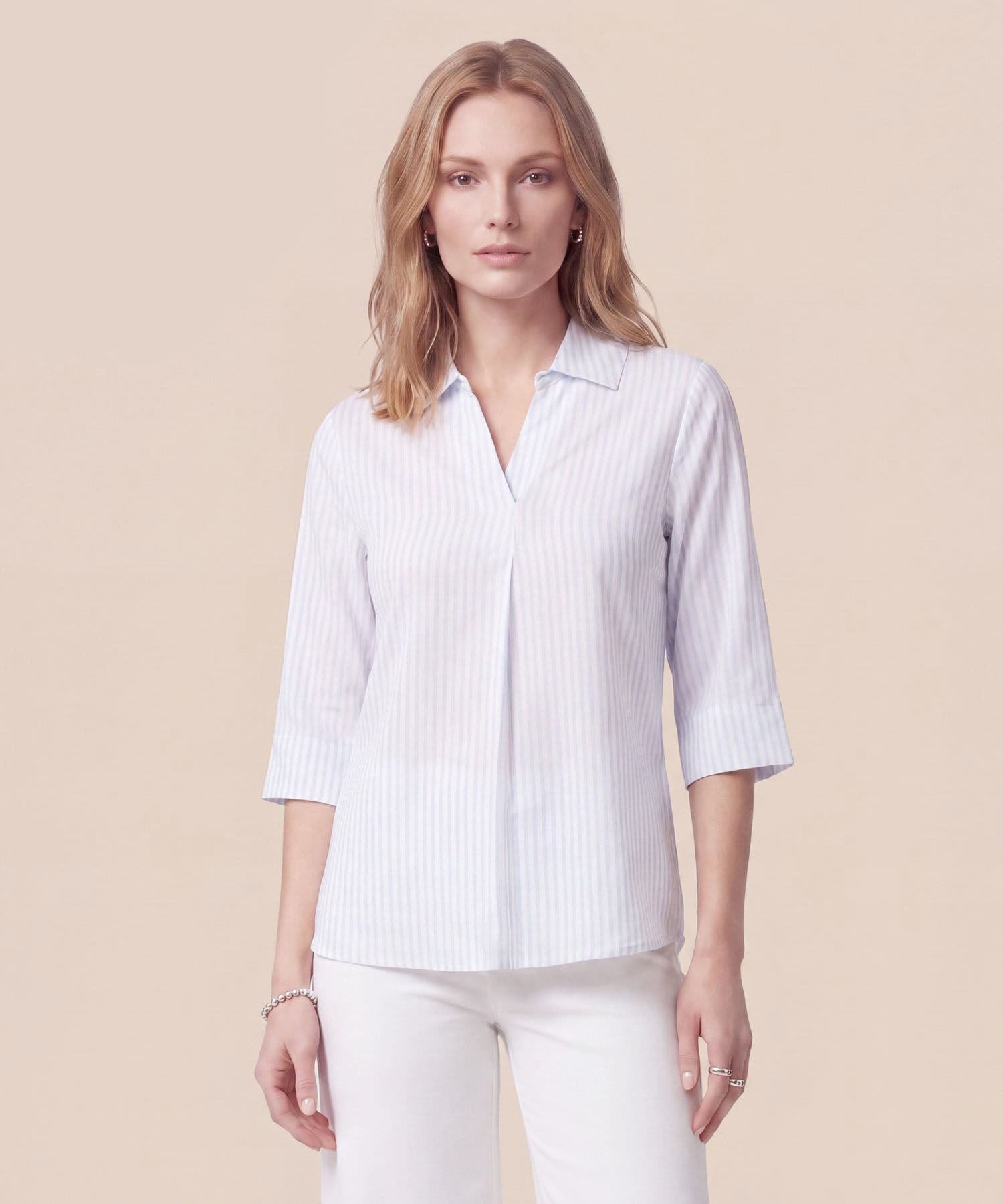 Blusa Carmín Esencial blanco para mujer, vista principal