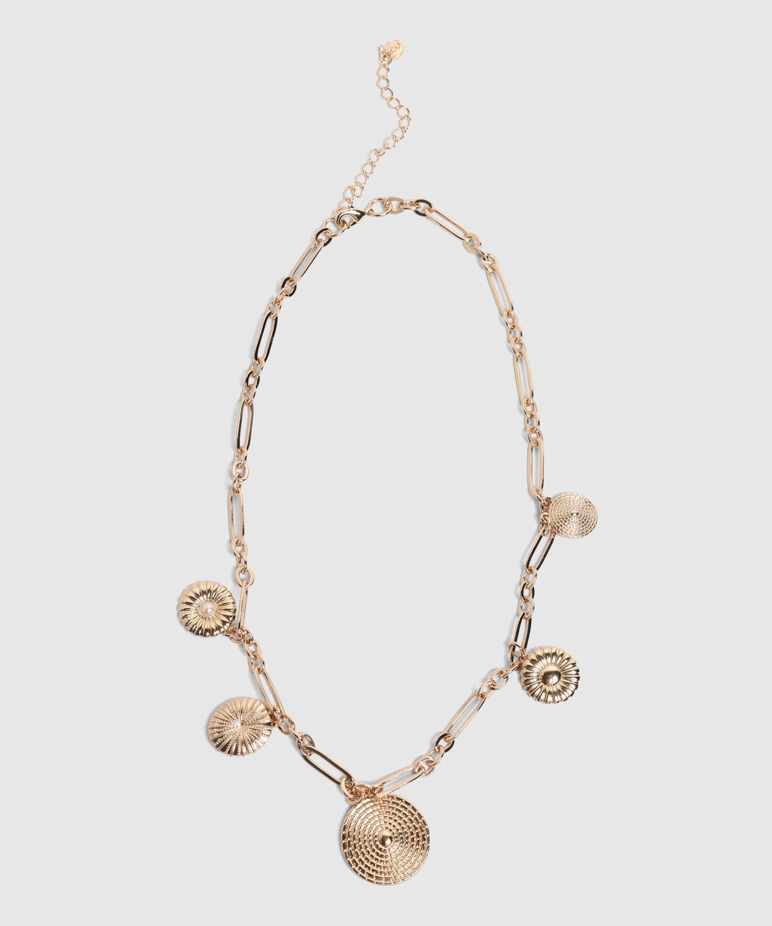 Collar Marfil Clásico dorado para mujer, vista principal