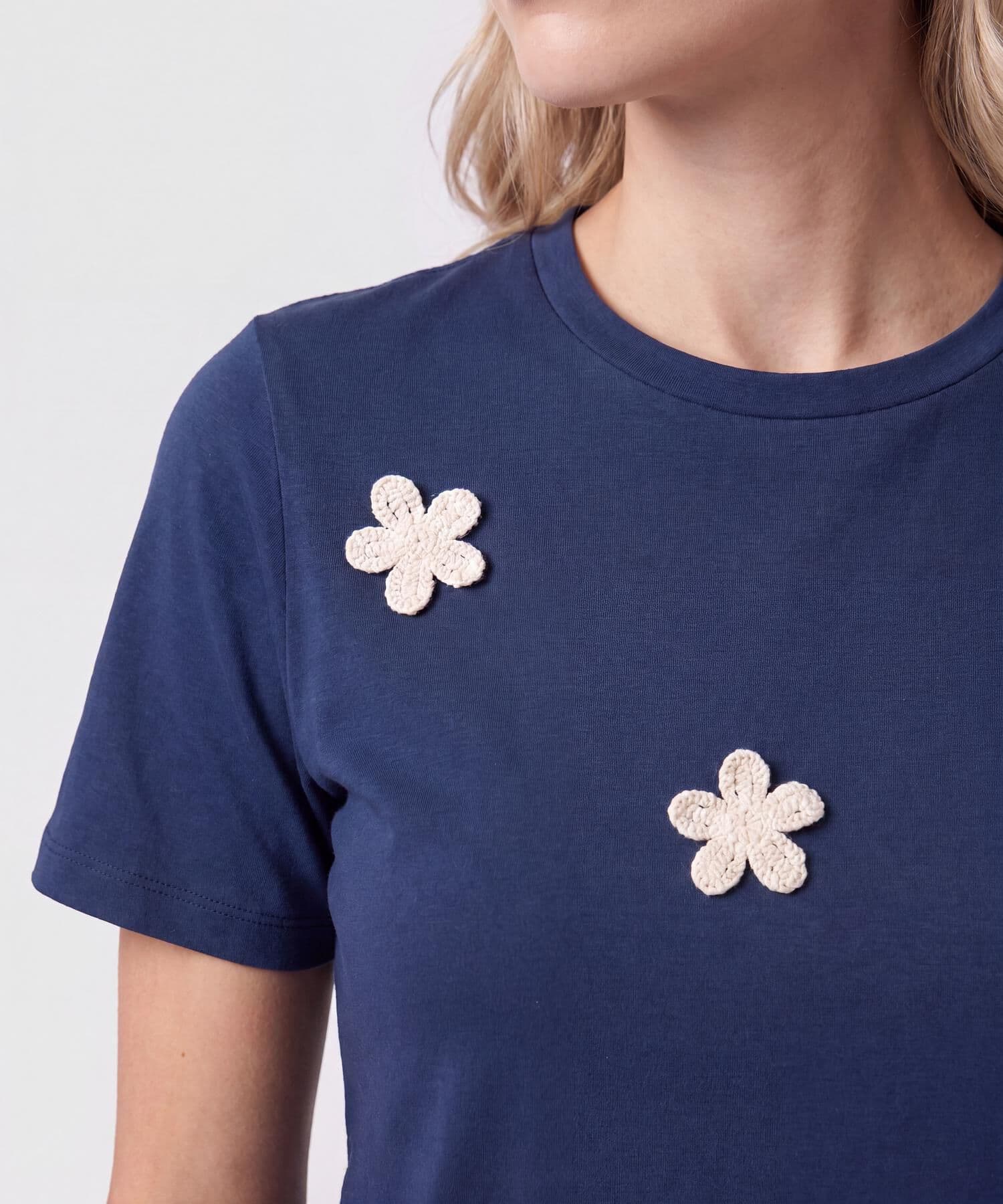 Camiseta Candelaria Ligero azul marino para mujer, vista 3