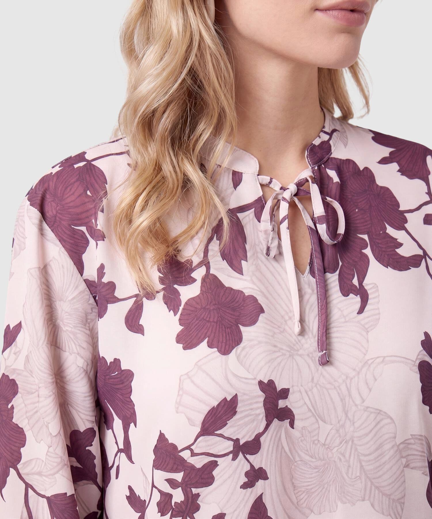 Blusa Valle Natural arena para mujer, vista 3