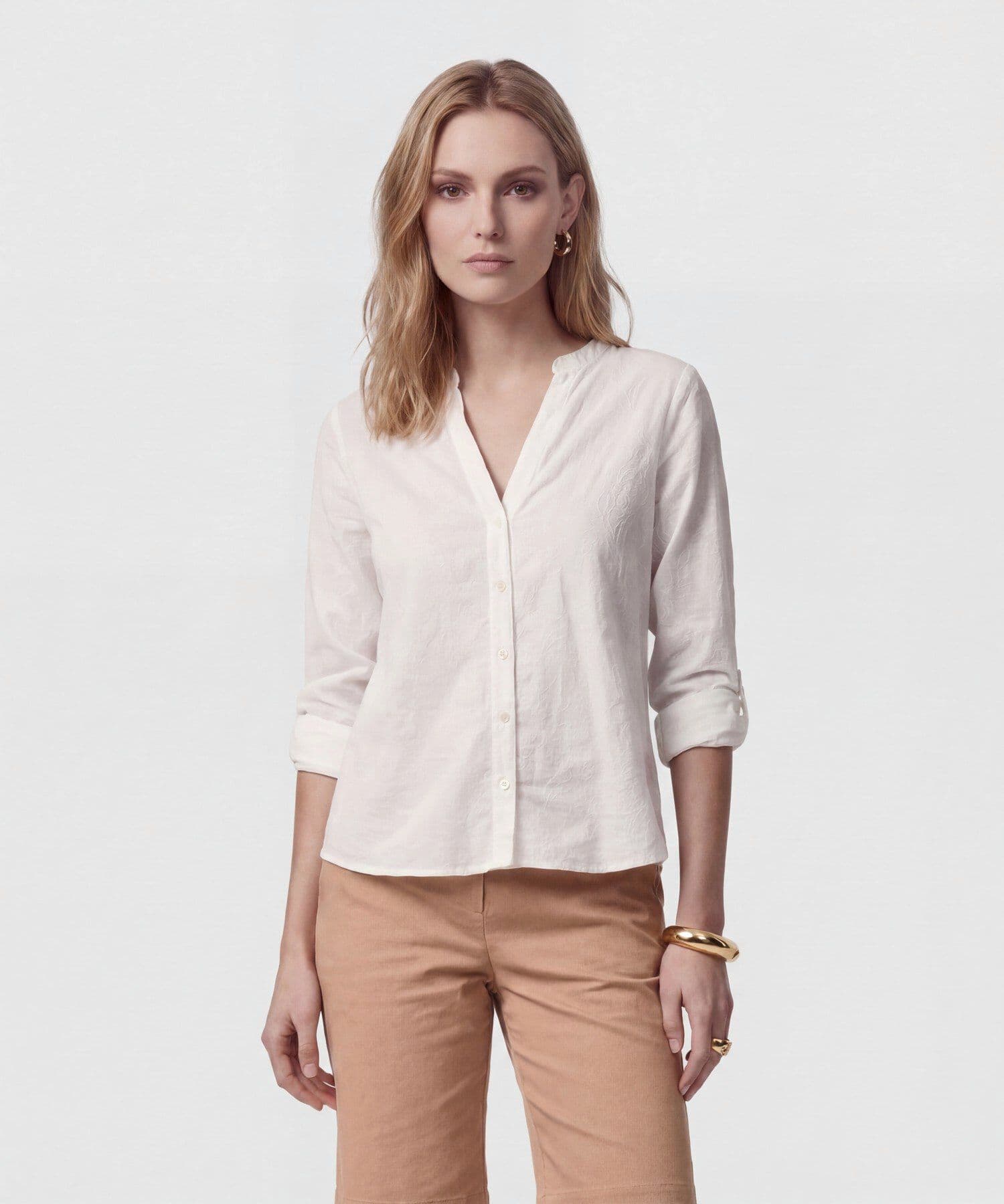 Blusa Granada Esencial blanco para mujer, vista principal