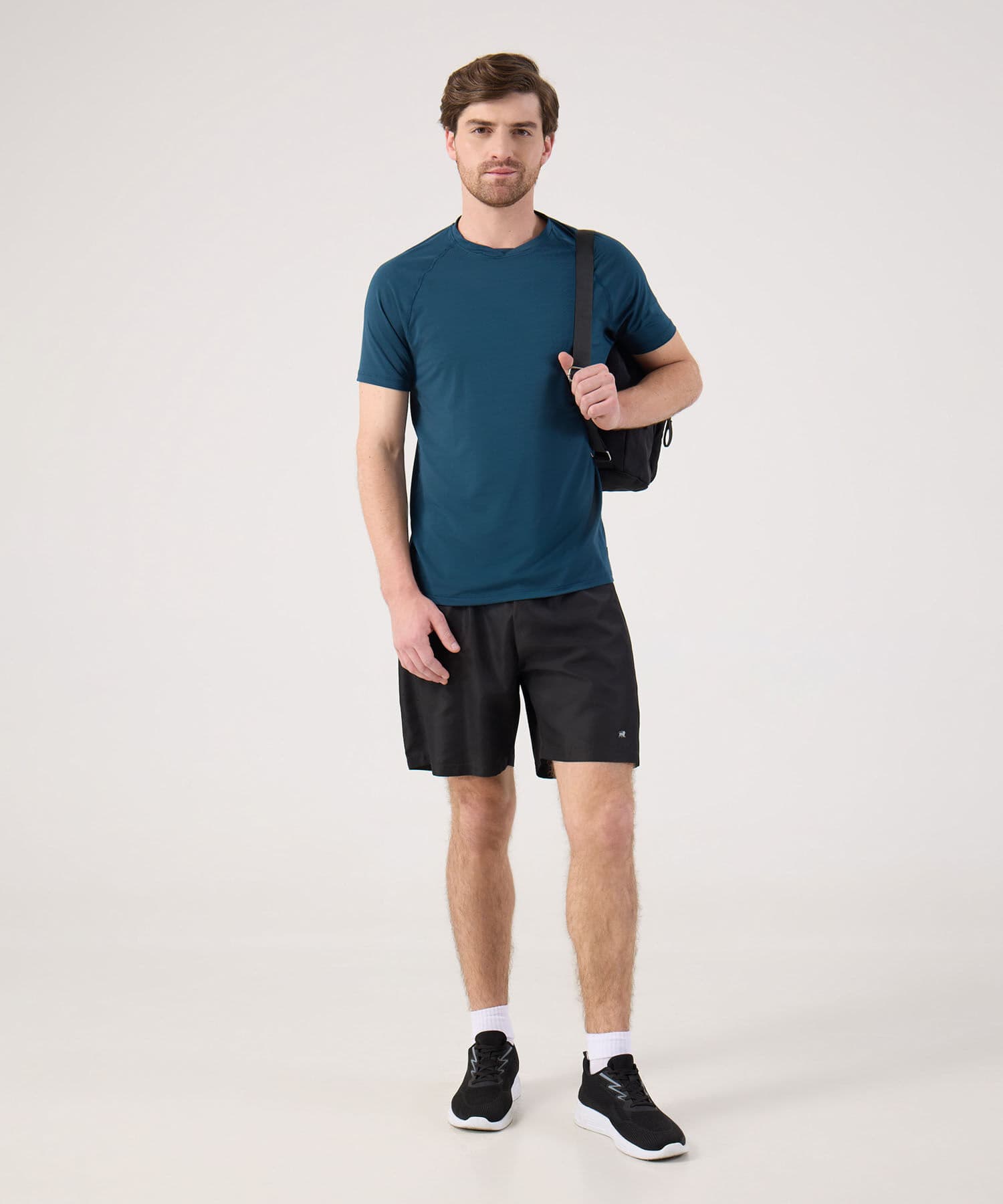 Camiseta Sabana de Ciudad azul marino para hombre, vista 2