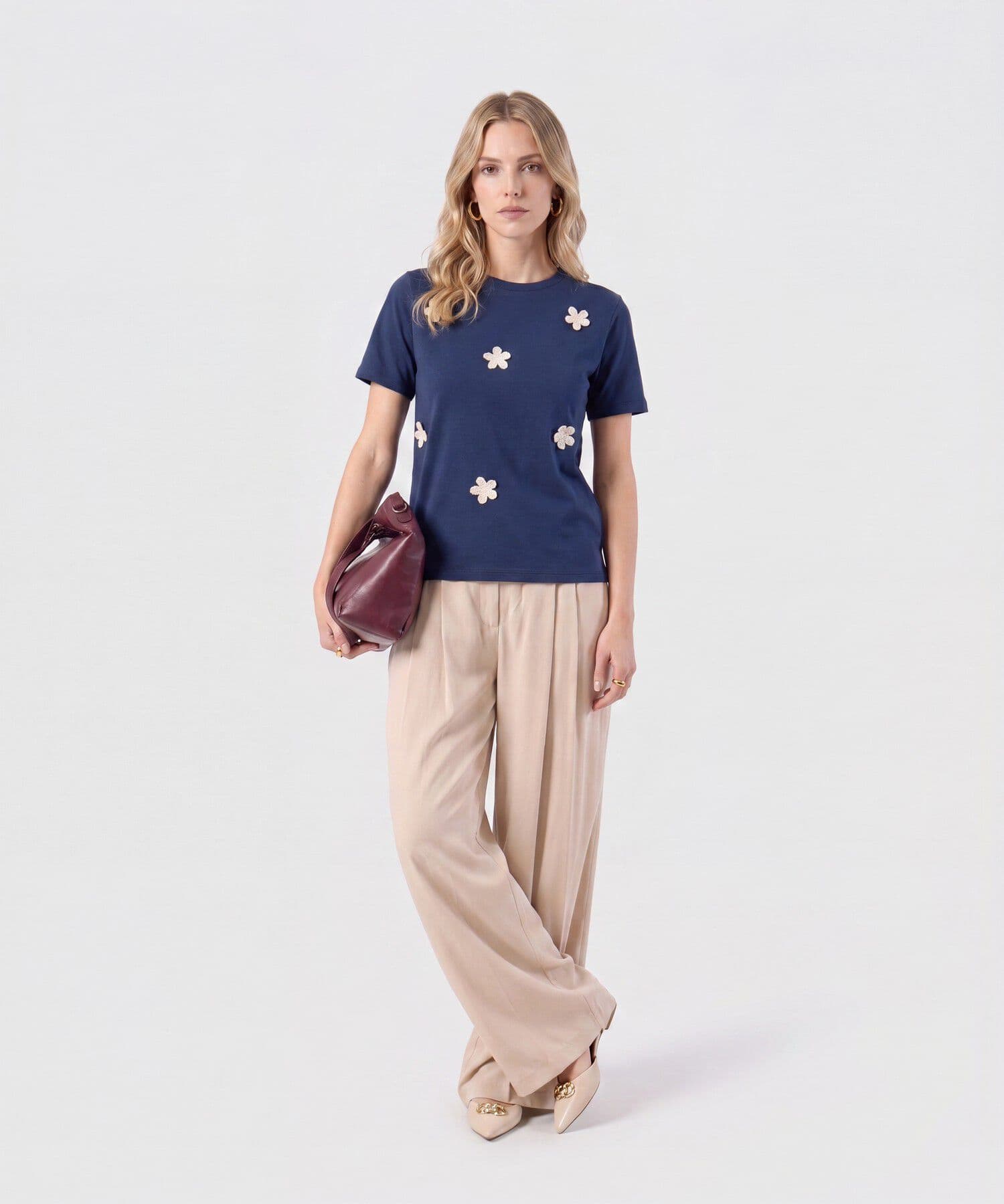 Camiseta Candelaria Ligero azul marino para mujer, vista 2