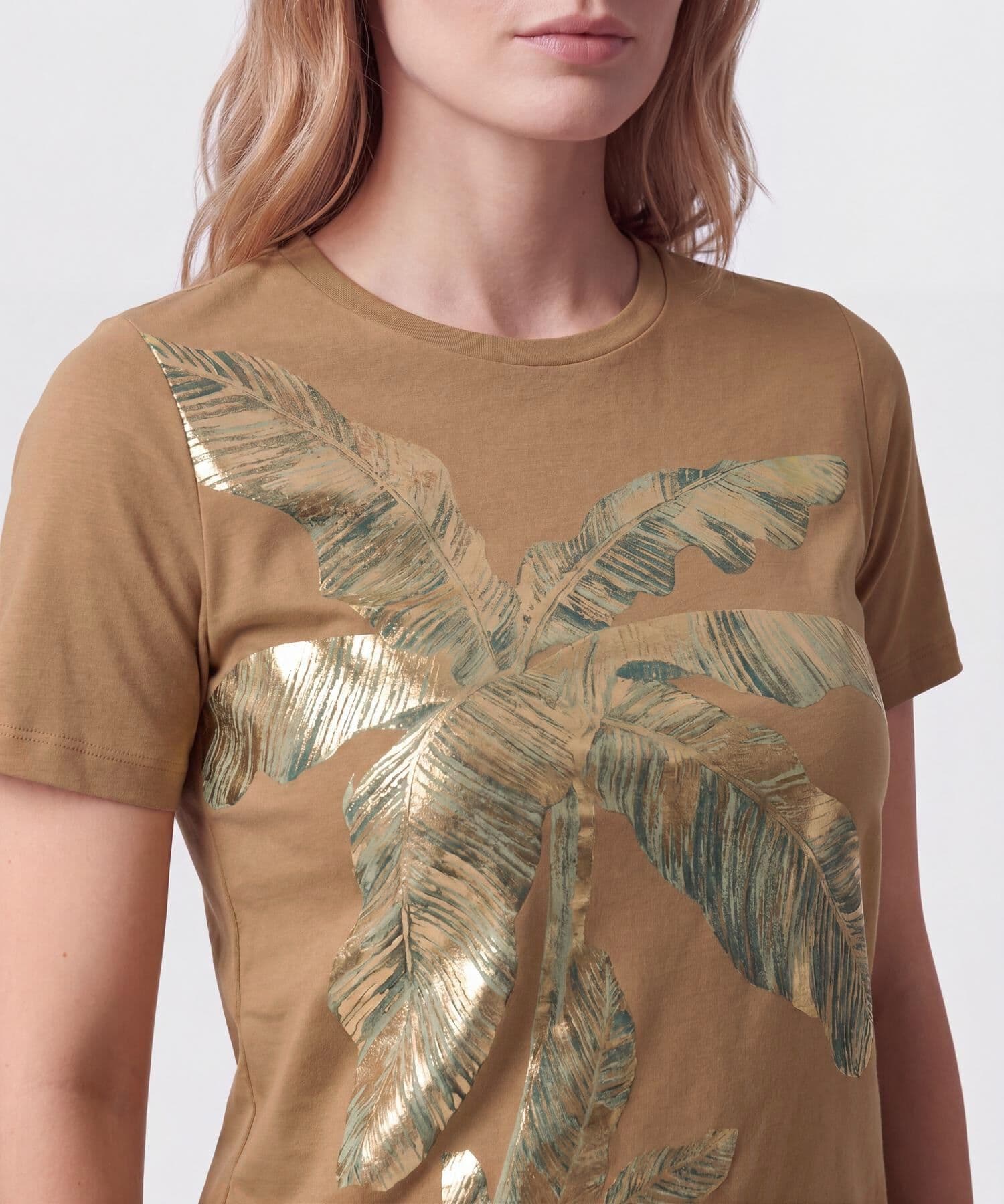 Camiseta Sierra Esencial dorado para mujer, vista 3