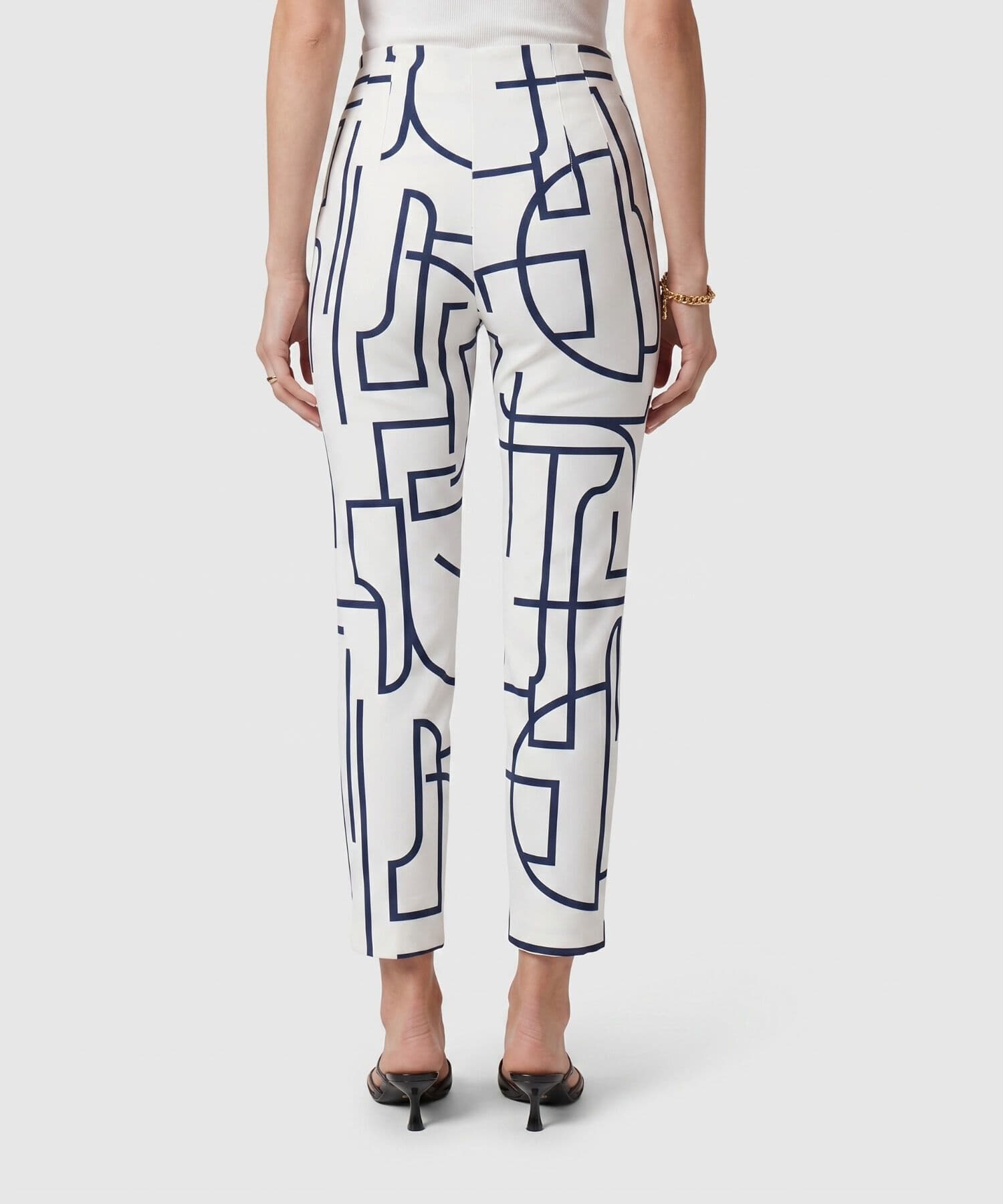 Pantalón Palma Sastre blanco para mujer, vista 4