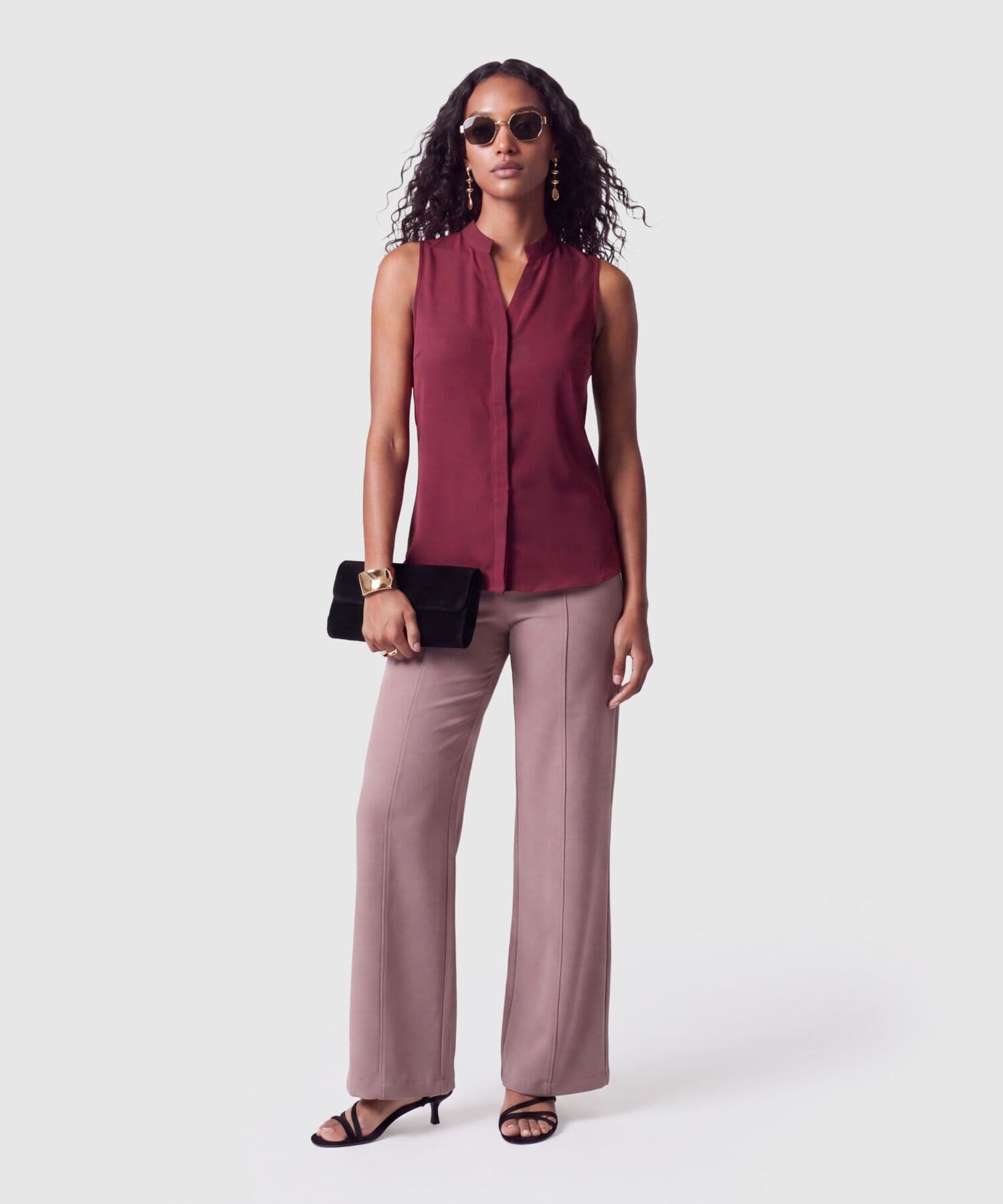Blusa Laguna Sastre naranja para mujer, vista 2