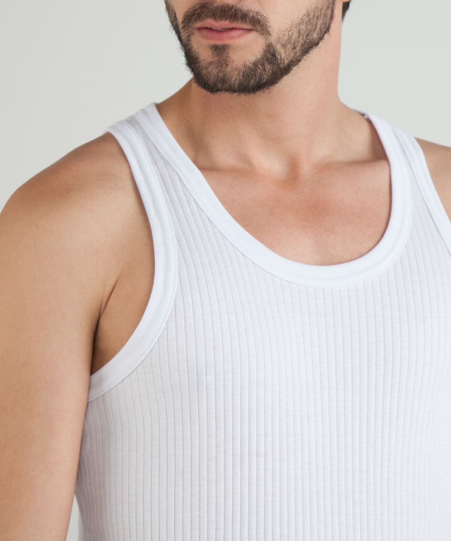Camiseta Alba Urbano blanco para hombre, vista 3