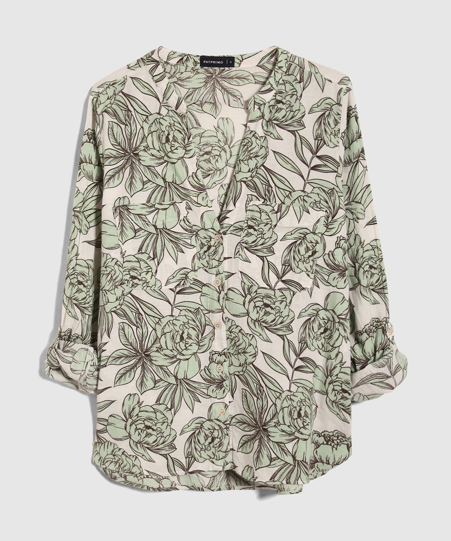 Blusa Valle Sastre verde oliva para mujer, vista 5