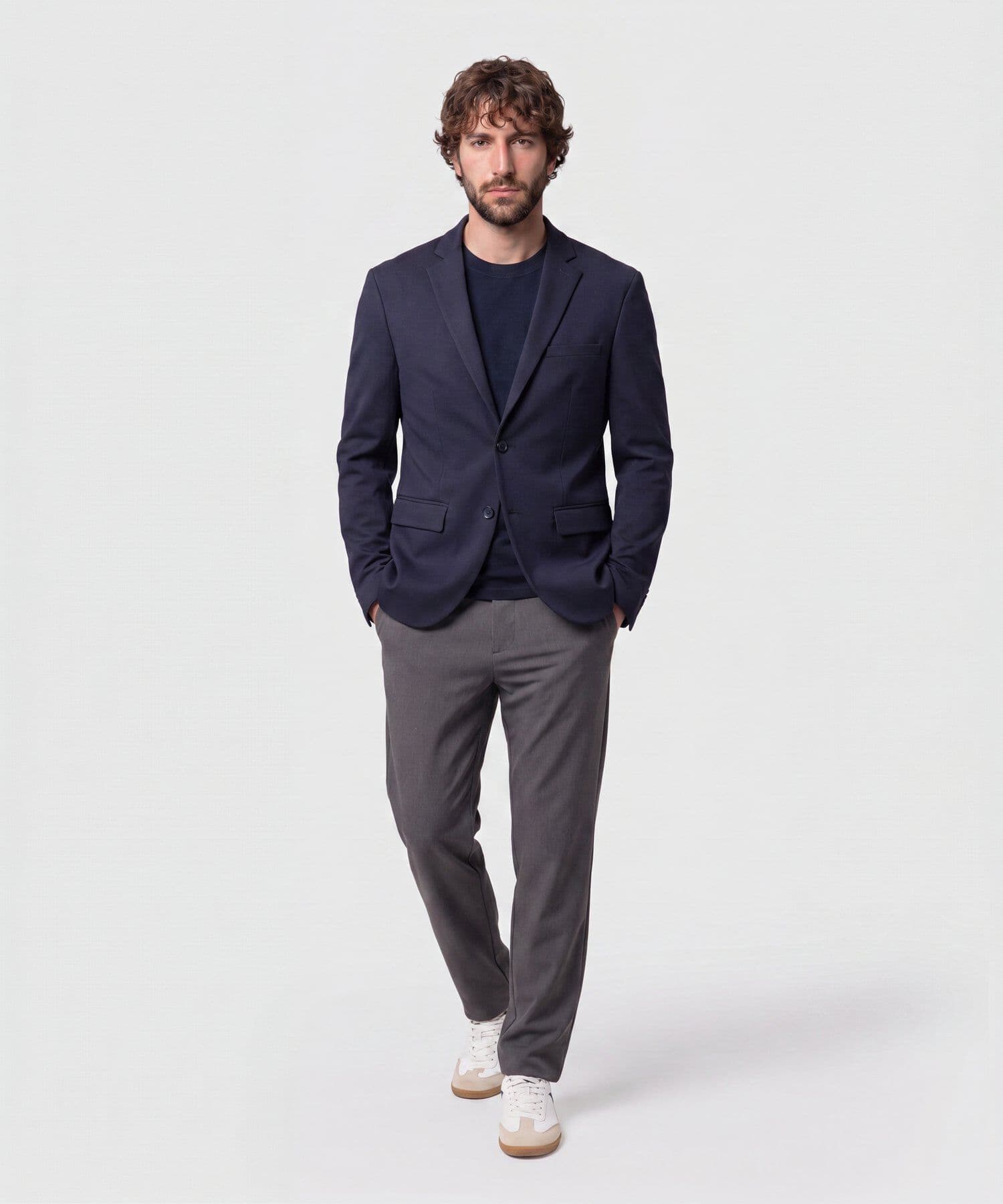 Chaqueta Salina Urbano azul marino para hombre, vista 2