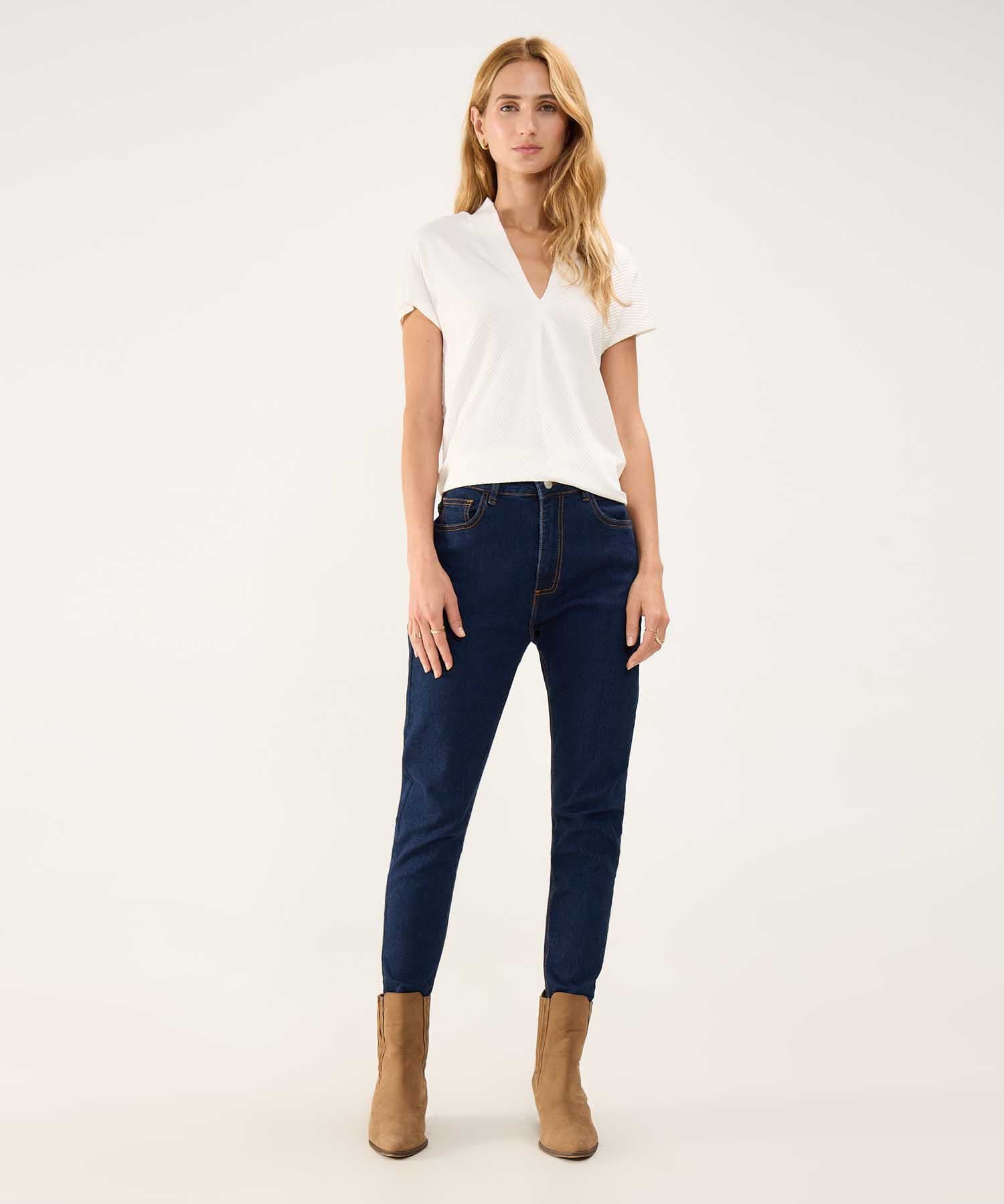 Blusa Granada Fluido mostaza para mujer, vista 2