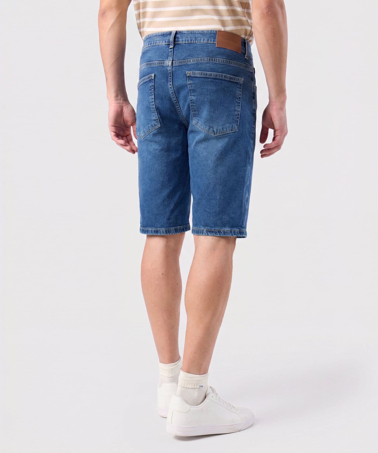 Bermuda Encanto Clásico azul marino para hombre, vista 4