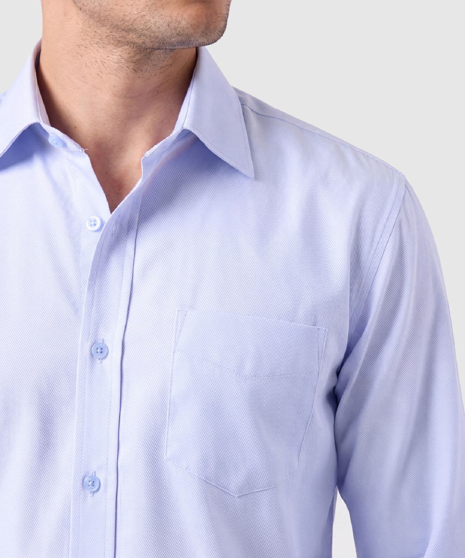 Camisa Valle de Ciudad azul marino para hombre, vista 3
