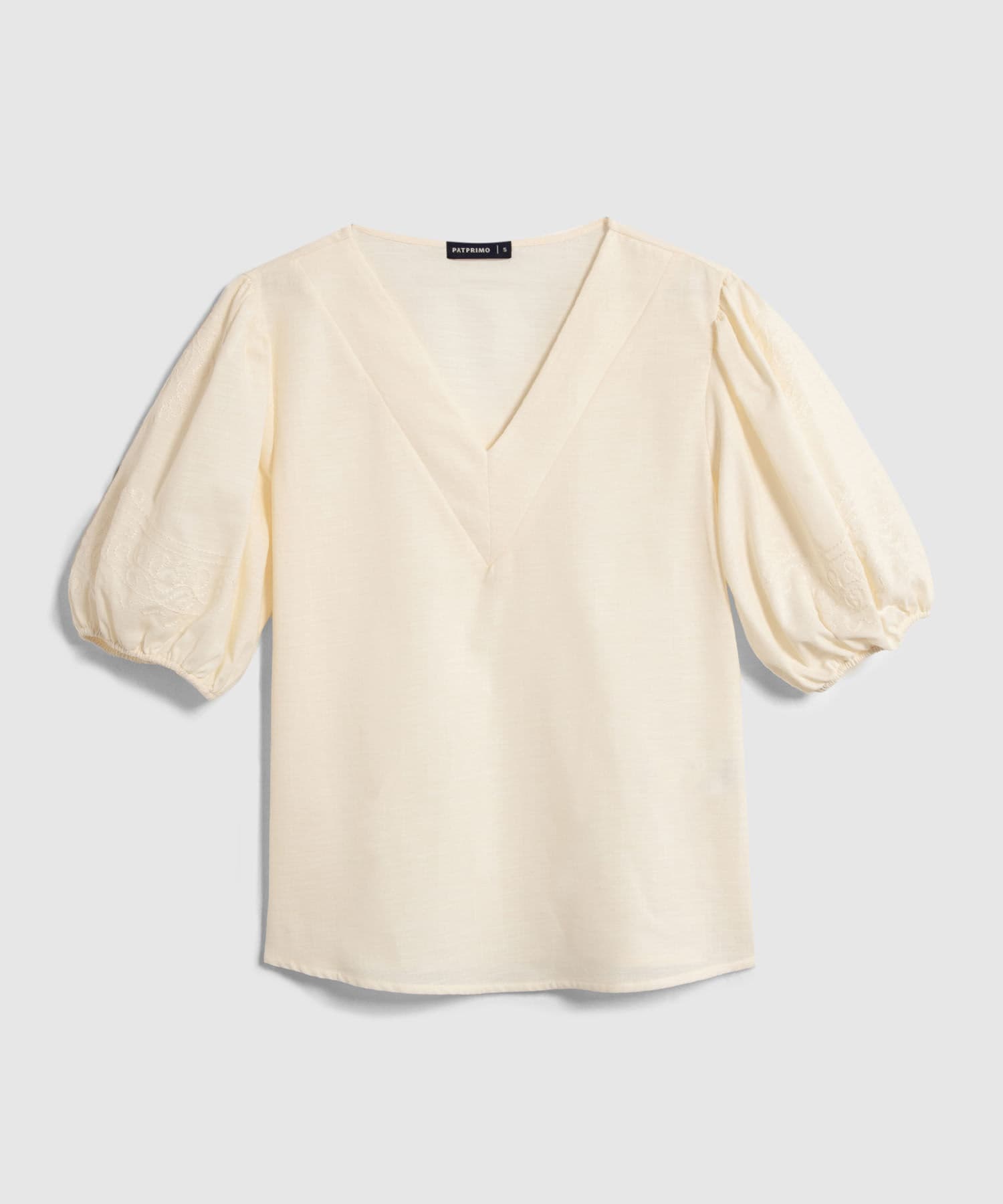 Blusa Laguna de Noche café para mujer, vista 5