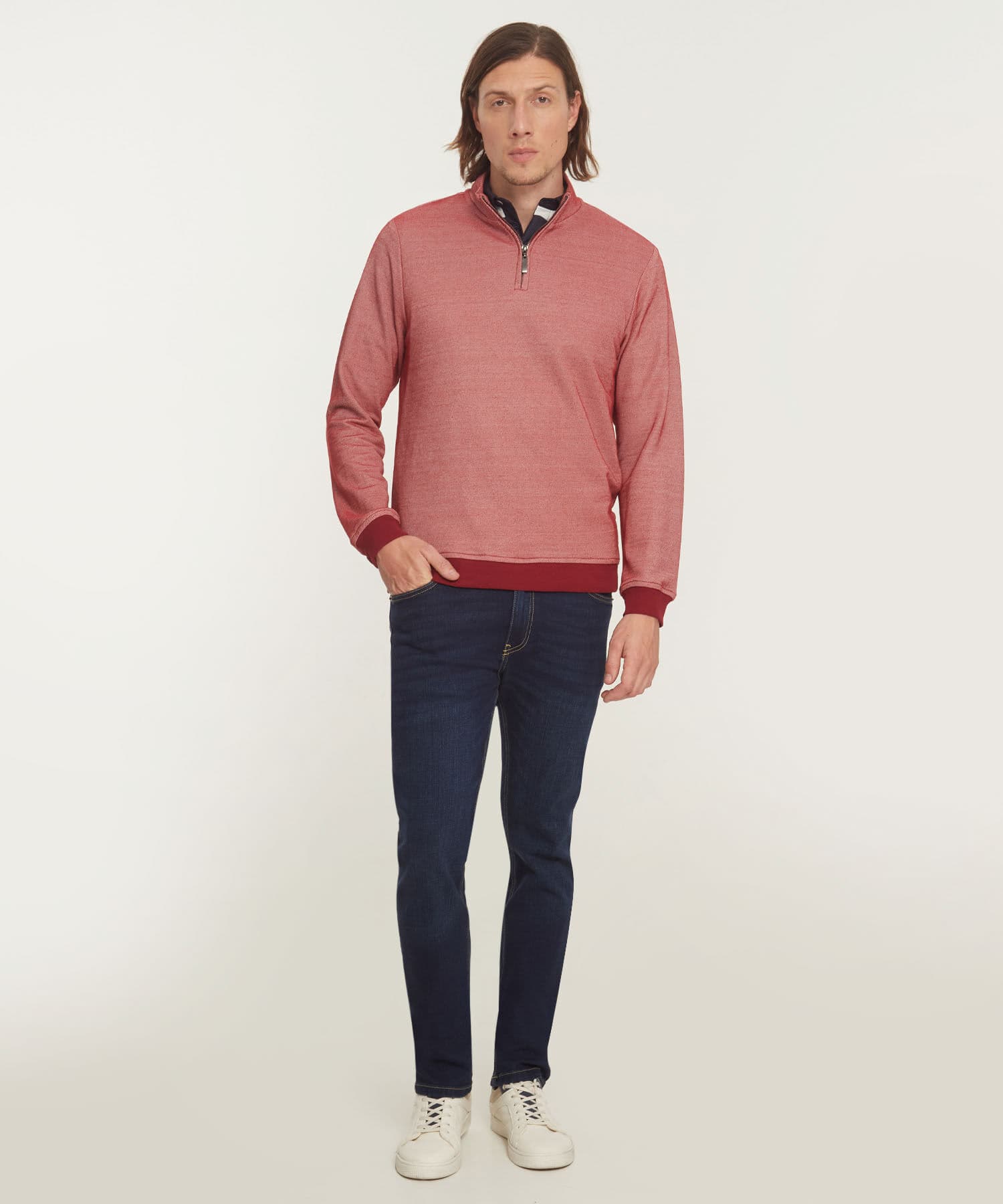 Buzo Cobalto Fluido arena para hombre, vista 2
