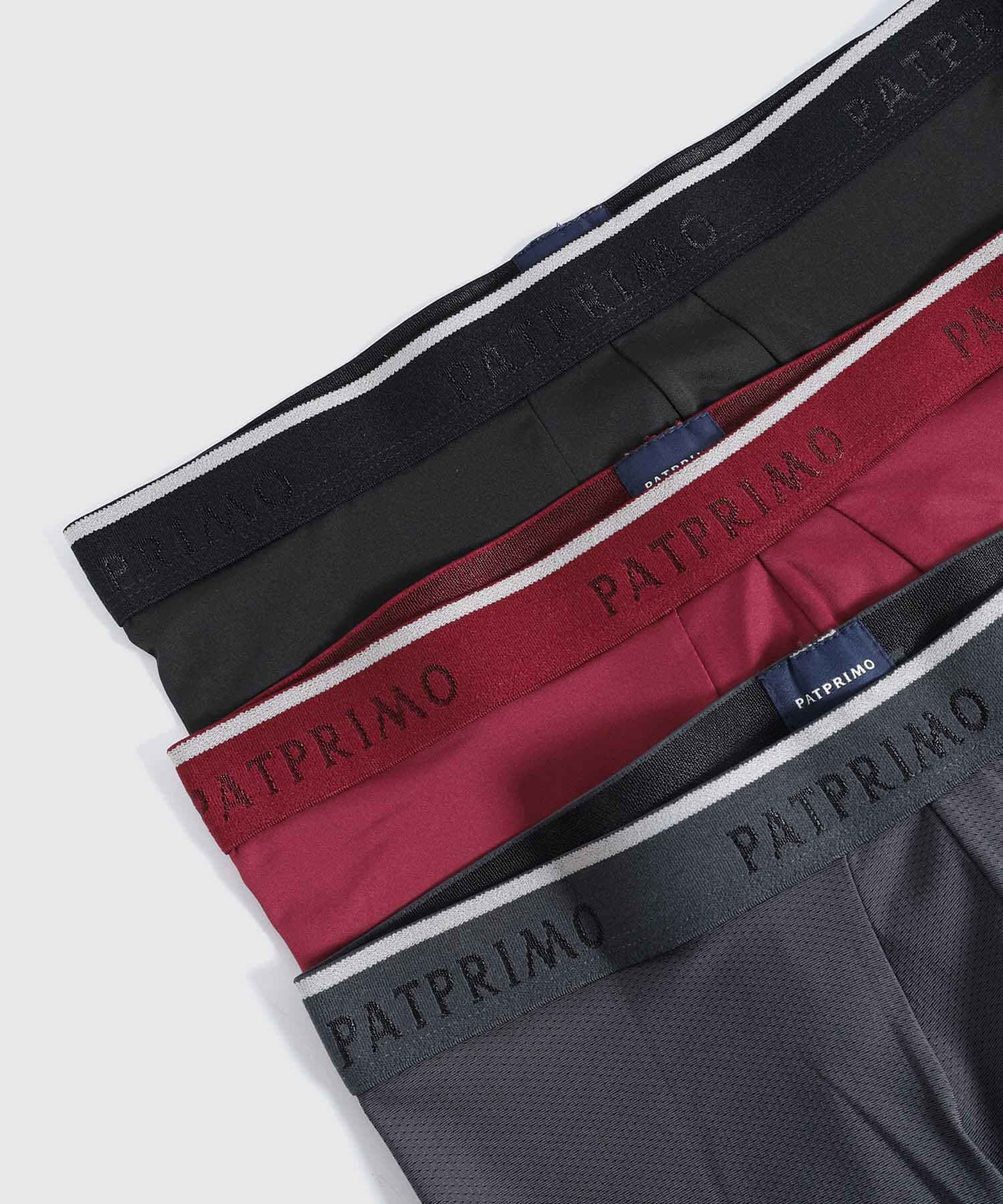 Ropa interior Selva de Día rojo granada para hombre, vista 5