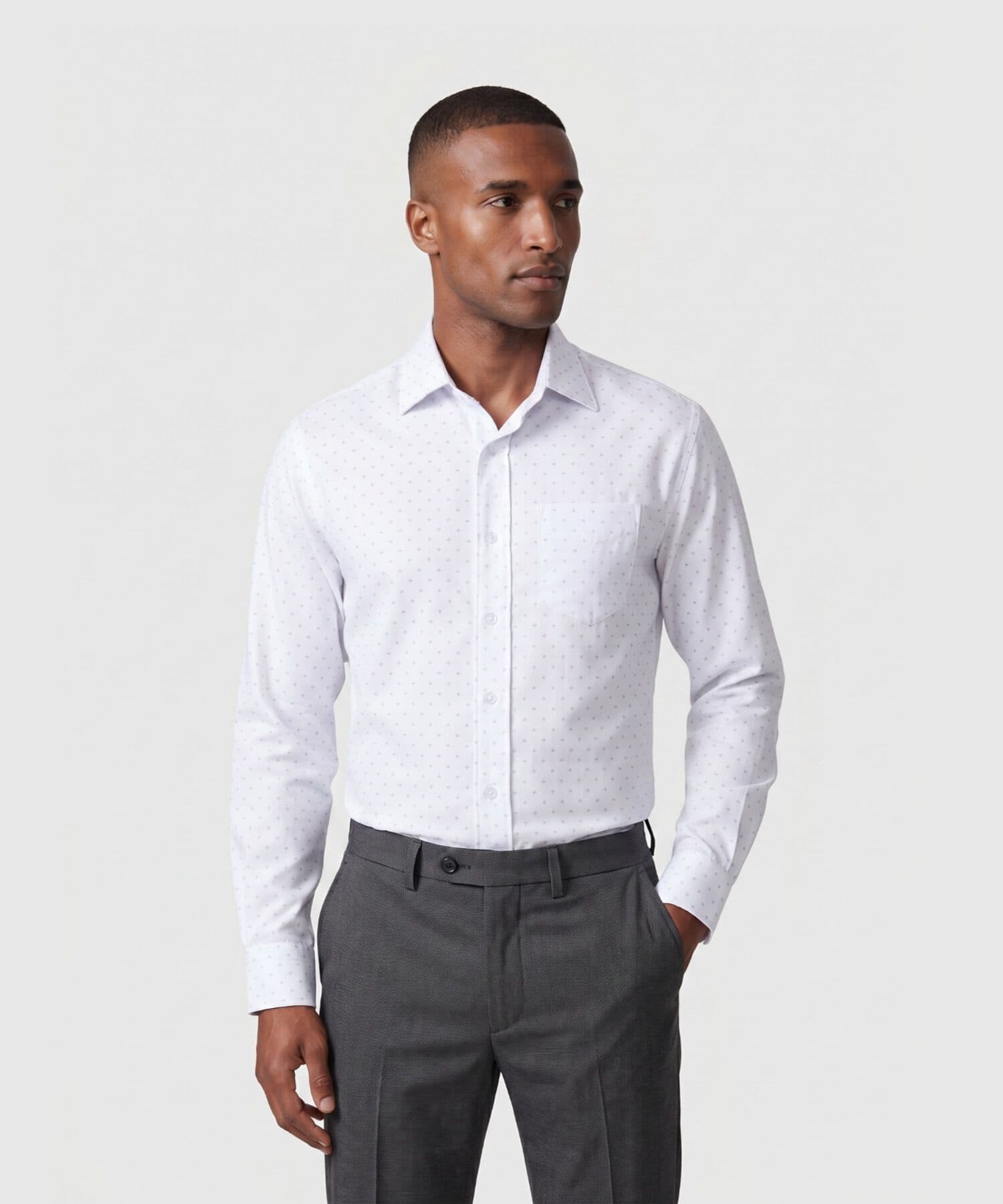 Camisa Palma Suave blanco para hombre, vista principal