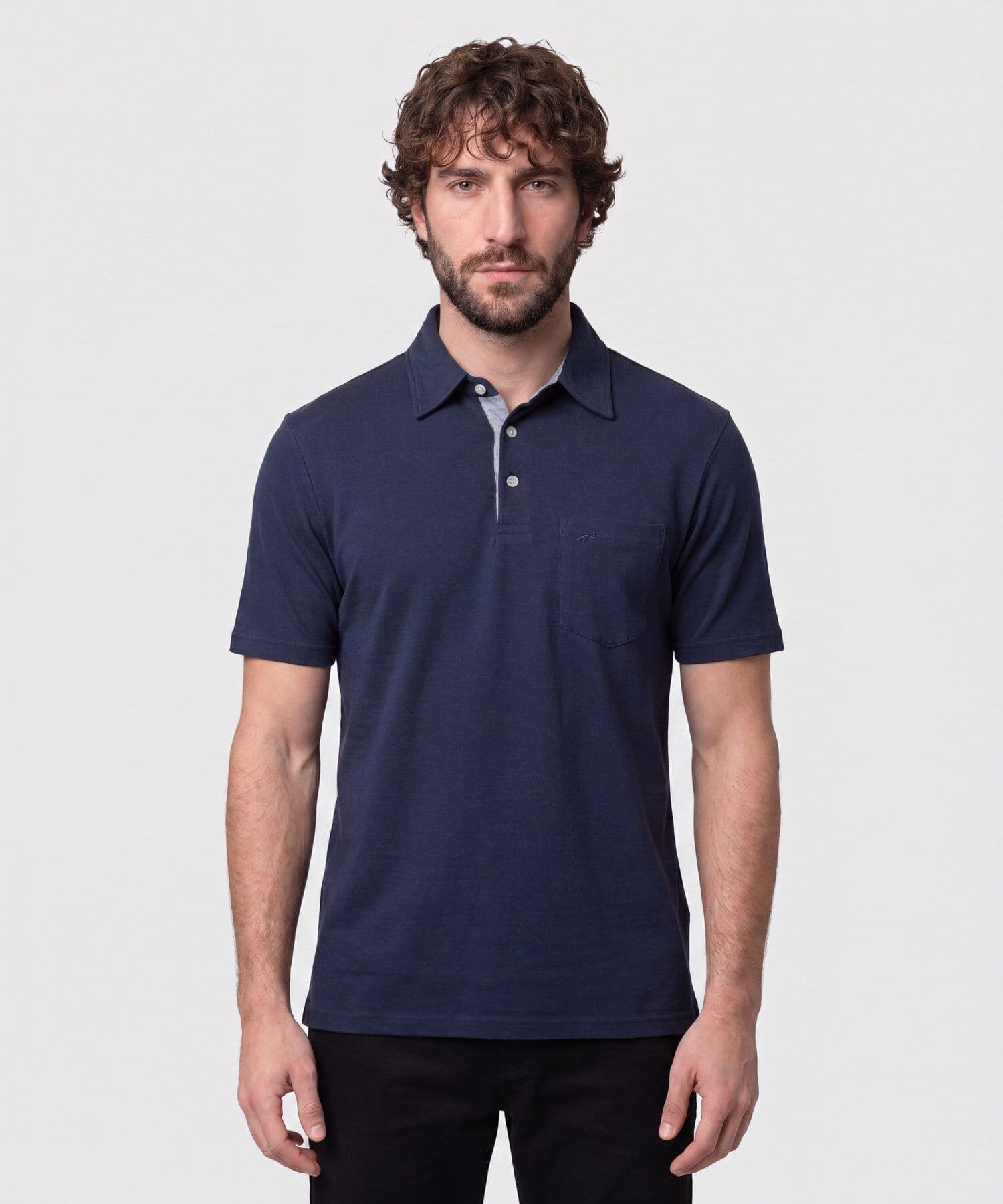 Polo Marea de Día azul marino para hombre, vista principal