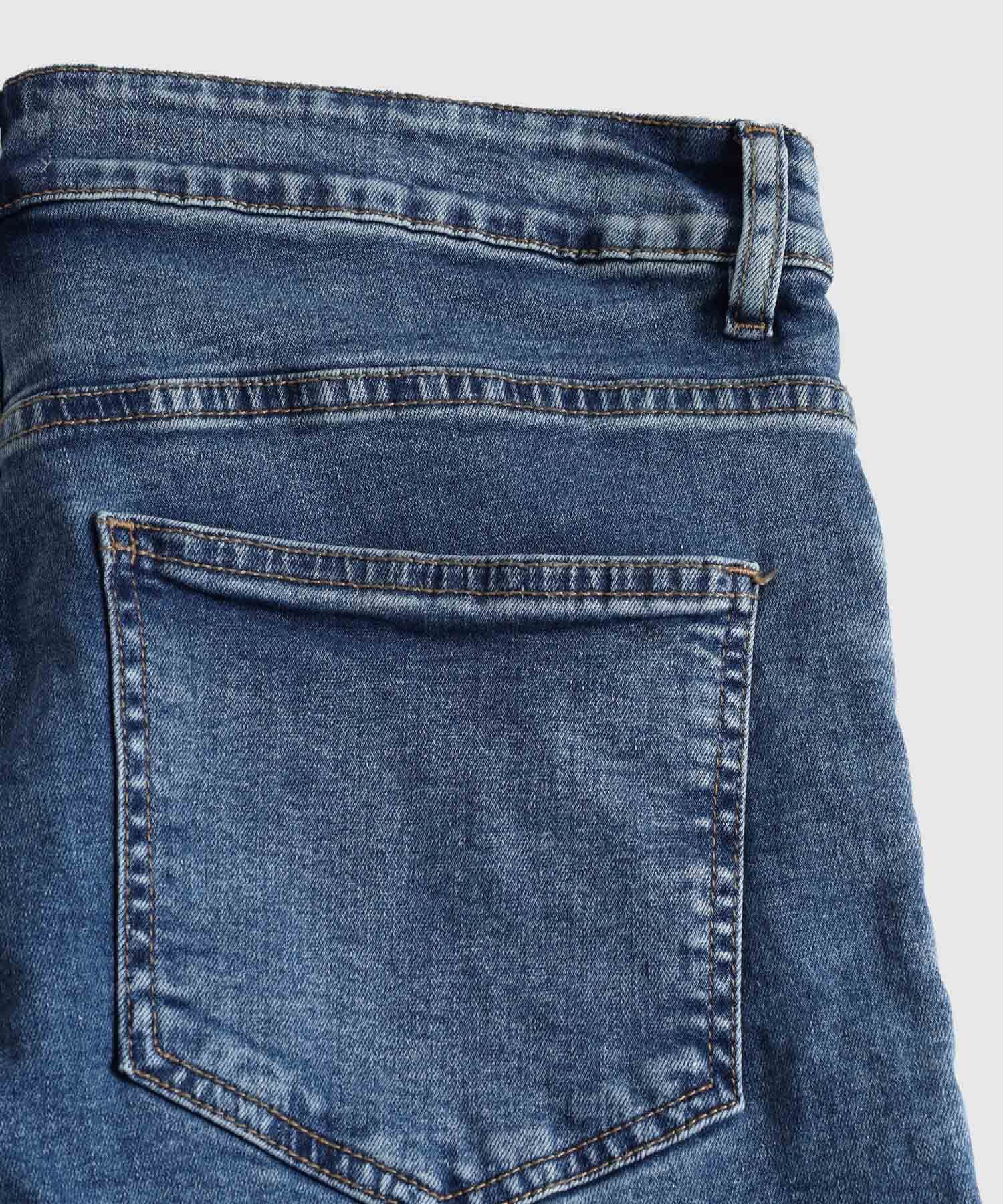 Bermuda Carmín Edición Lino azul marino para mujer, vista 2
