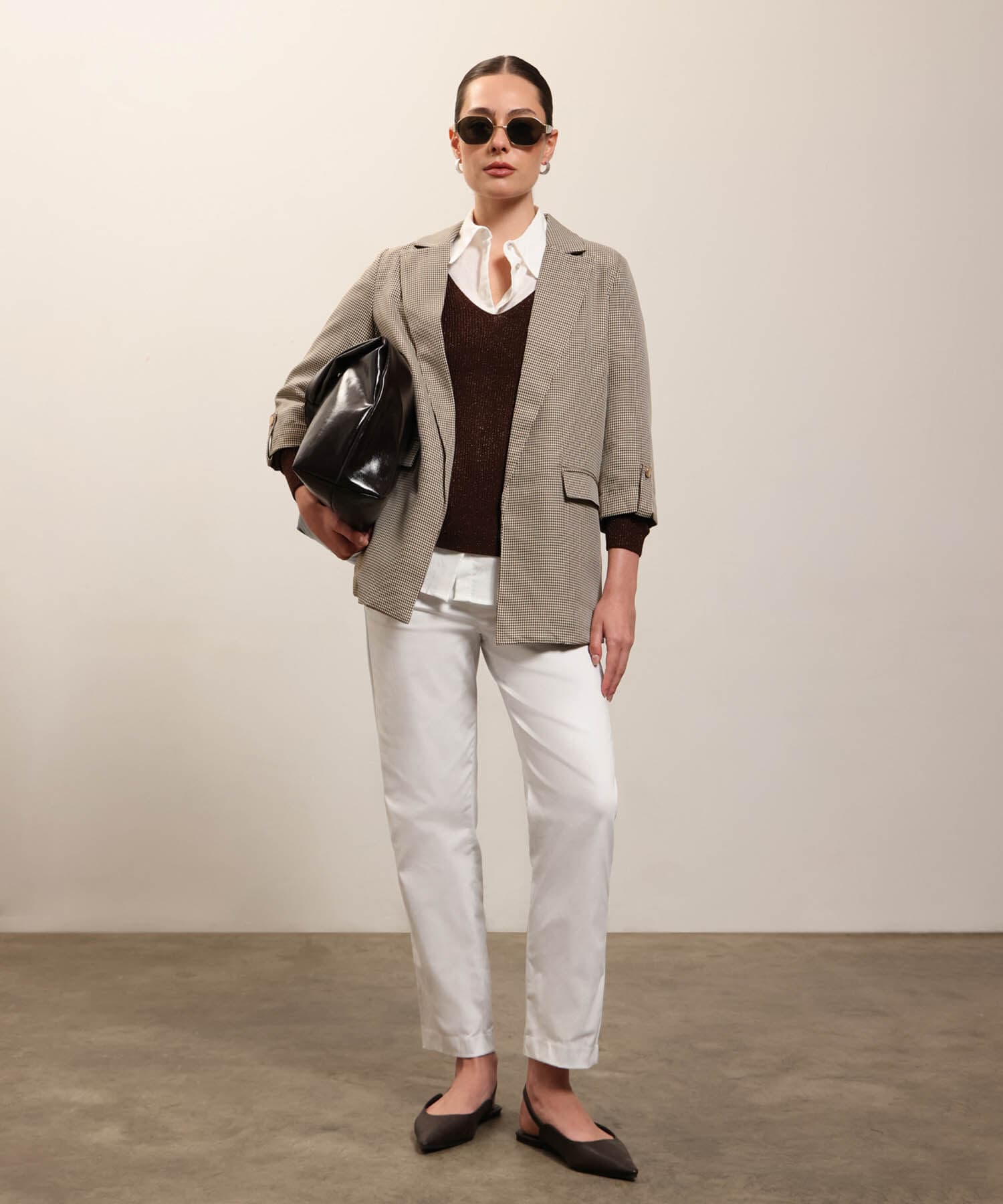Camisa Cobalto de Noche blanco para mujer, vista 2